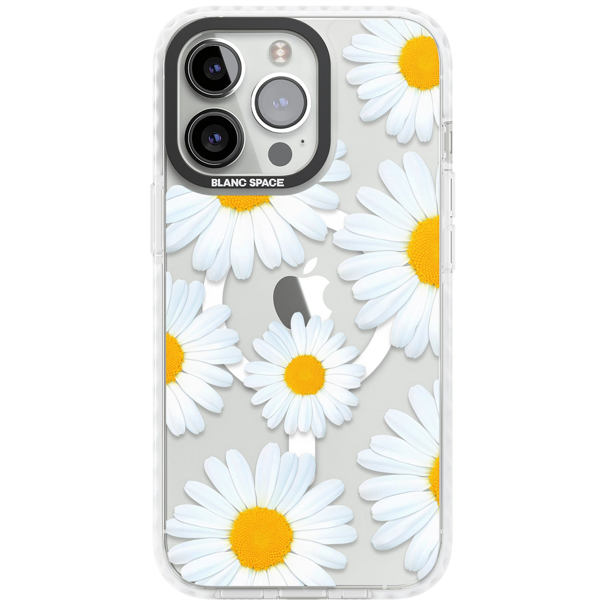 Summer Daisy iPhone 13 Pro / iPhone 13 Pro Max / iPhone 14 Pro / iPhone 14 Pro Max / iPhone 15 Pro / iPhone 15 Pro Max Impact Pro Clear Phone Case front