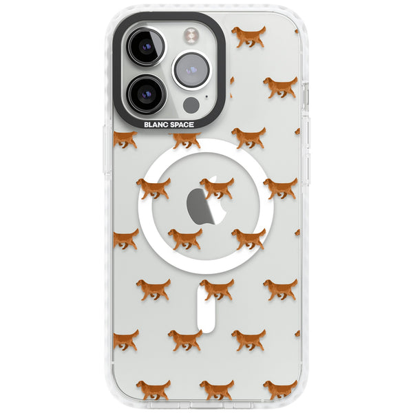 Golden Retriever Dog Pattern Clear