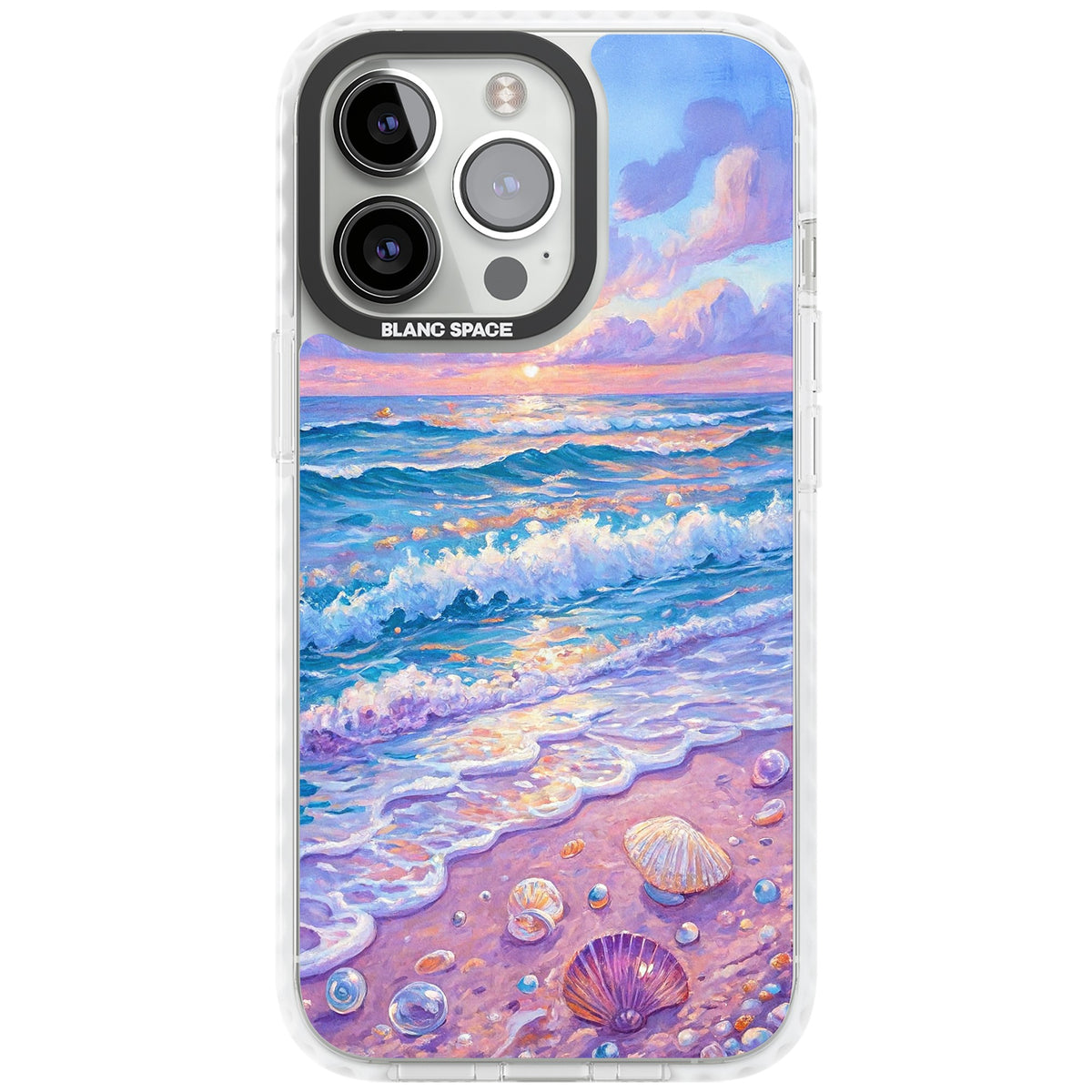 Pearl Shore iPhone 13 Pro / iPhone 13 Pro Max / iPhone 14 Pro / iPhone 14 Pro Max / iPhone 15 Pro / iPhone 15 Pro Max Impact Pro Clear Phone Case front