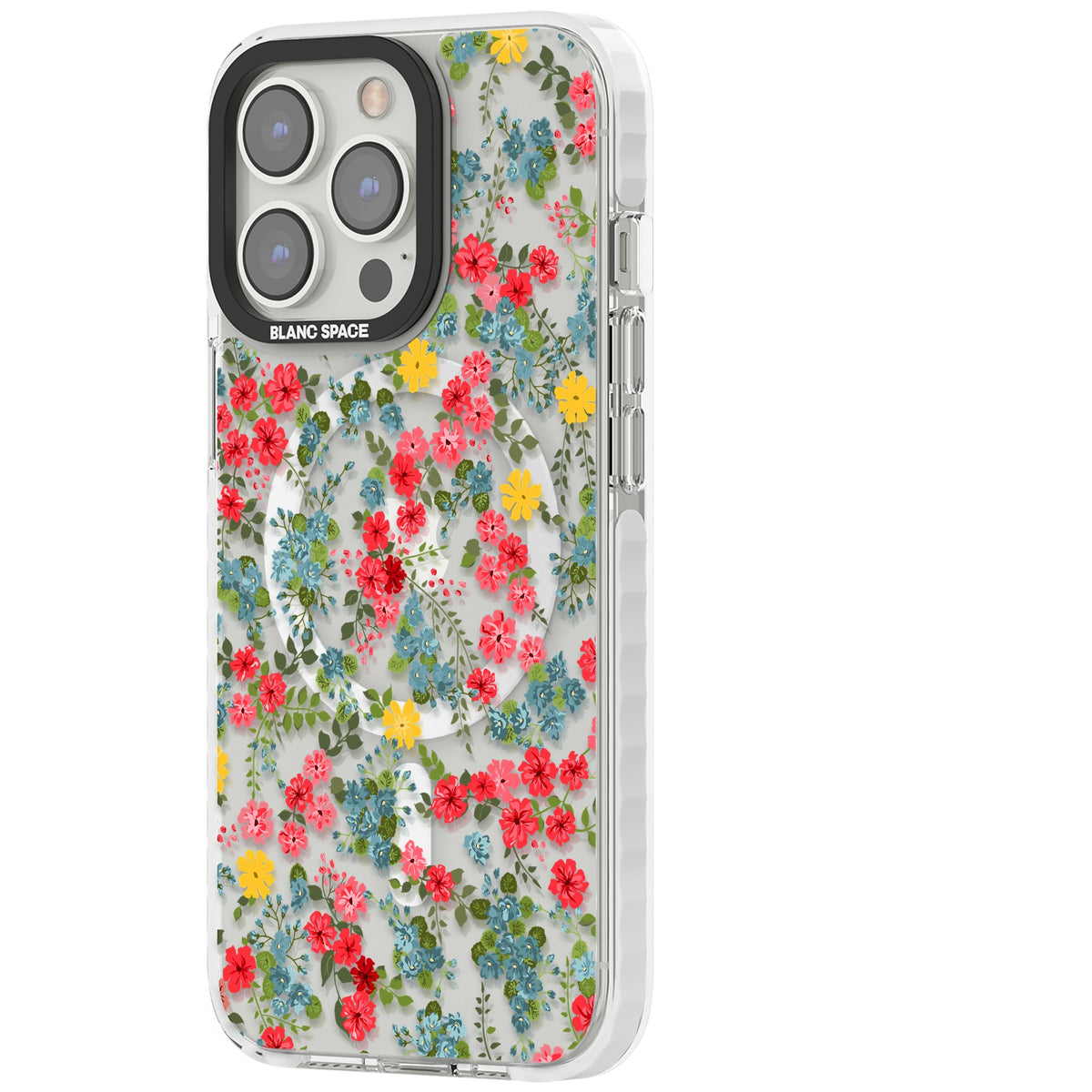 Sanremo Meadow iPhone 13 Pro / iPhone 13 Pro Max / iPhone 14 Pro / iPhone 14 Pro Max / iPhone 15 Pro / iPhone 15 Pro Max Impact Pro Clear Phone Case side