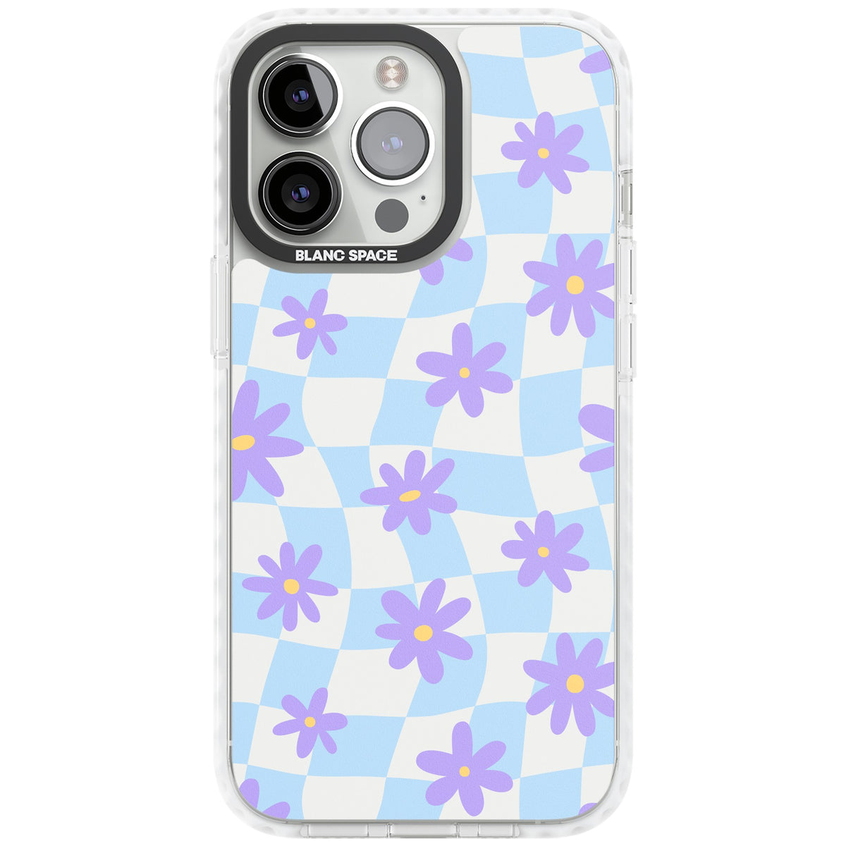 Serene Skies & Flowers iPhone 13 Pro / iPhone 13 Pro Max / iPhone 14 Pro / iPhone 14 Pro Max / iPhone 15 Pro / iPhone 15 Pro Max Impact Pro Clear Phone Case front