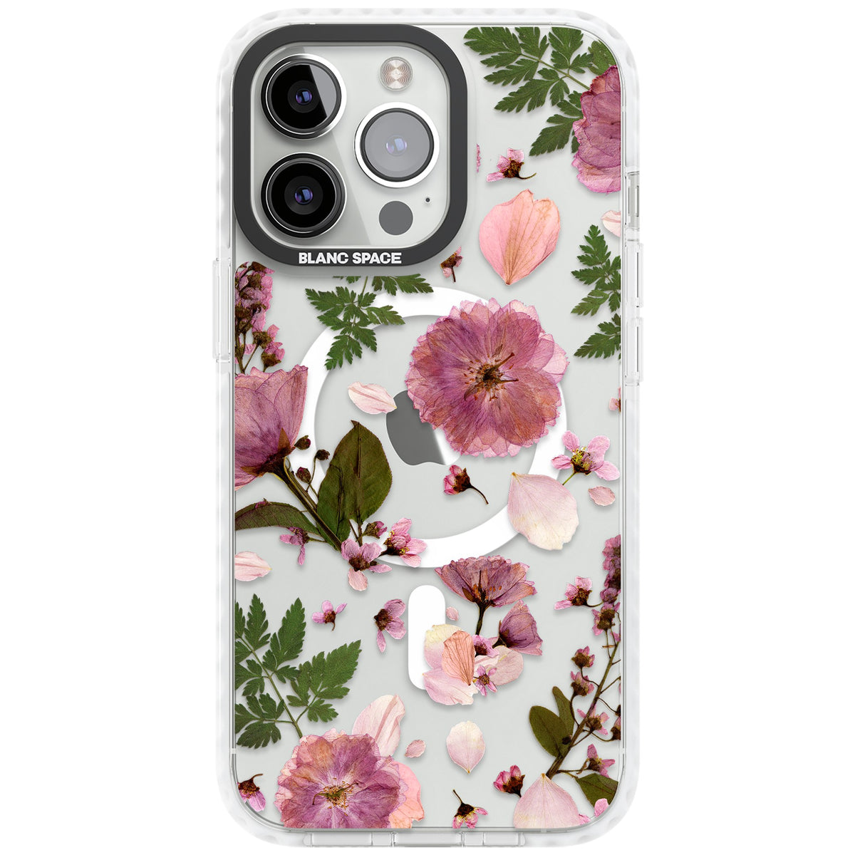 Blossom Bouquet iPhone 13 Pro / iPhone 13 Pro Max / iPhone 14 Pro / iPhone 14 Pro Max / iPhone 15 Pro / iPhone 15 Pro Max Impact Pro Clear Phone Case front