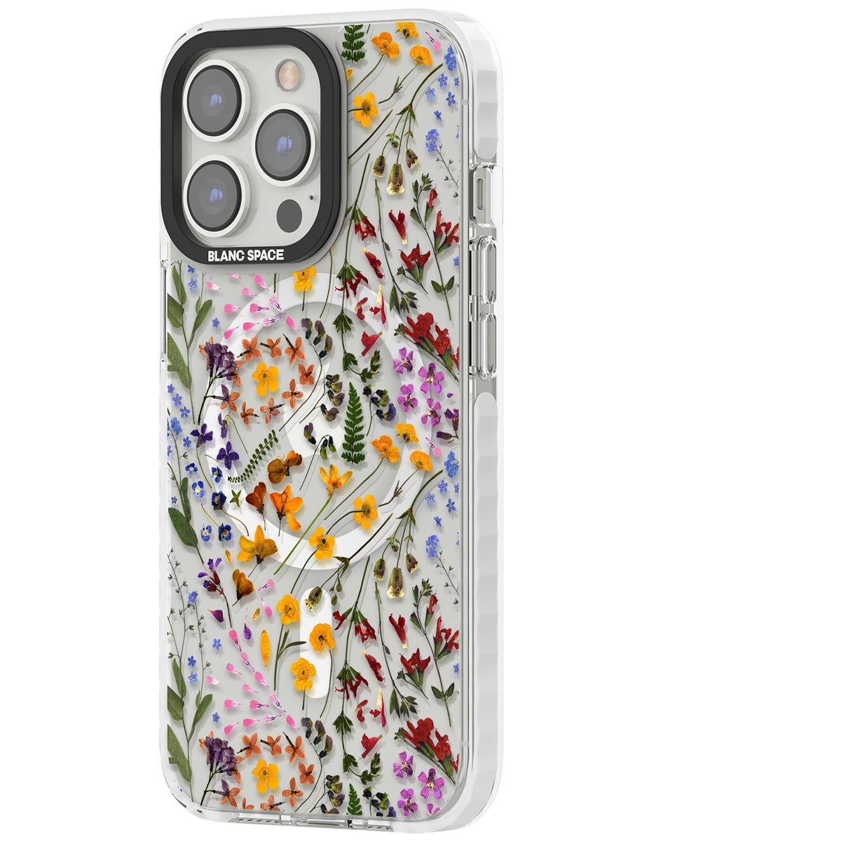 Wildflower iPhone 13 Pro / iPhone 13 Pro Max / iPhone 14 Pro / iPhone 14 Pro Max / iPhone 15 Pro / iPhone 15 Pro Max Impact Pro Clear Phone Case side
