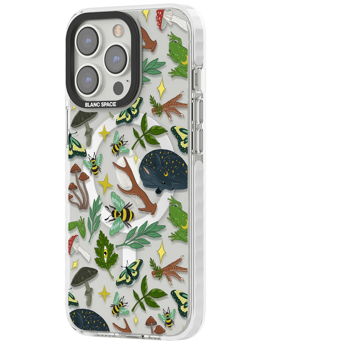 Woodland Dreams iPhone 13 Pro / iPhone 13 Pro Max / iPhone 14 Pro / iPhone 14 Pro Max / iPhone 15 Pro / iPhone 15 Pro Max Impact Pro Clear Phone Case side