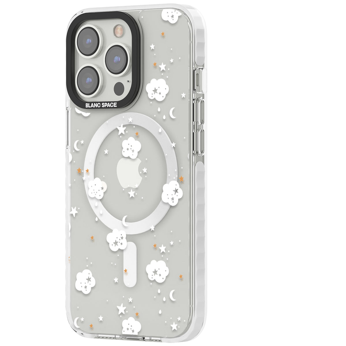 Starry Night Cloud iPhone 13 Pro / iPhone 13 Pro Max / iPhone 14 Pro / iPhone 14 Pro Max / iPhone 15 Pro / iPhone 15 Pro Max Impact Pro Clear Phone Case side