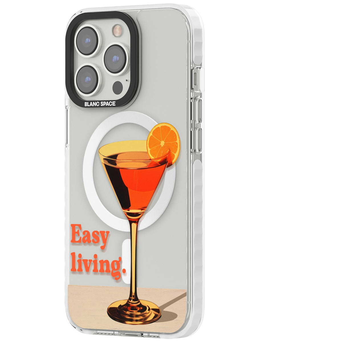 Easy Living iPhone 13 Pro / iPhone 13 Pro Max / iPhone 14 Pro / iPhone 14 Pro Max / iPhone 15 Pro / iPhone 15 Pro Max Impact Pro Clear Phone Case side