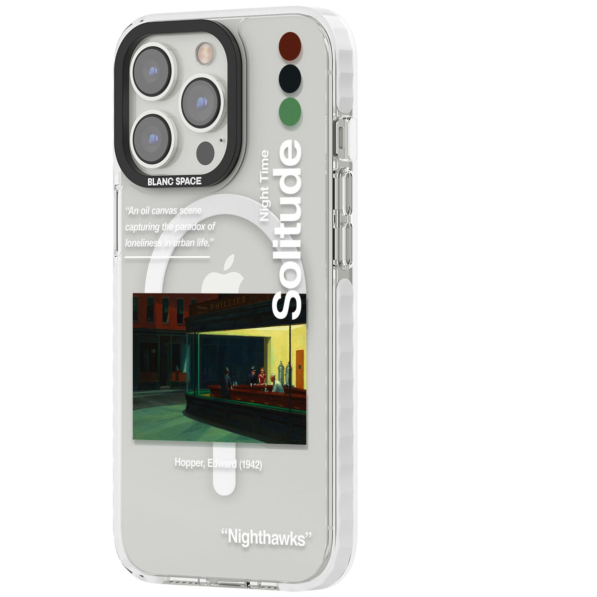 Nighthawks iPhone 13 Pro / iPhone 13 Pro Max / iPhone 14 Pro / iPhone 14 Pro Max / iPhone 15 Pro / iPhone 15 Pro Max Impact Pro Clear Phone Case side