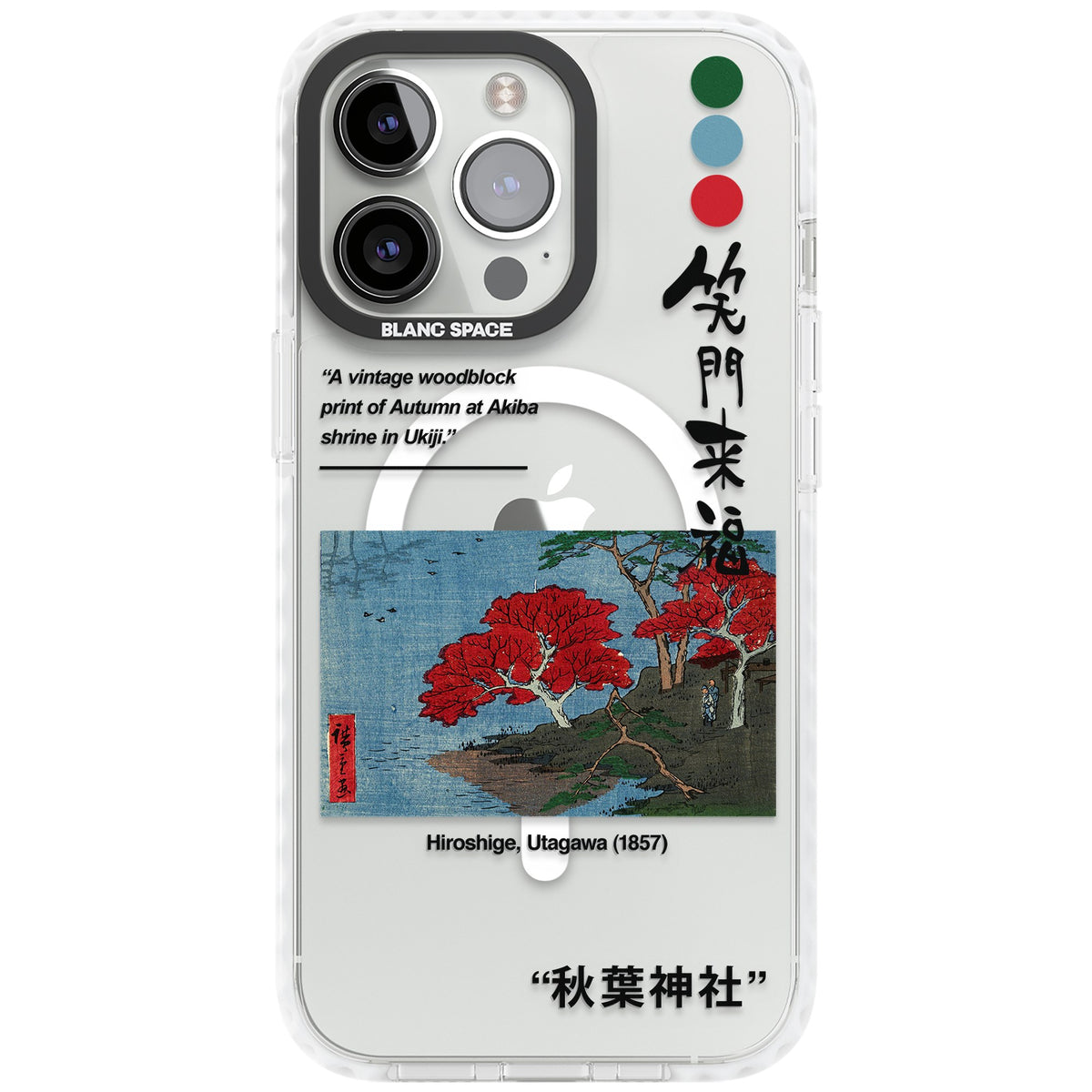 Akiba Shrine In Ukiji iPhone 13 Pro / iPhone 13 Pro Max / iPhone 14 Pro / iPhone 14 Pro Max / iPhone 15 Pro / iPhone 15 Pro Max Impact Pro Clear Phone Case front