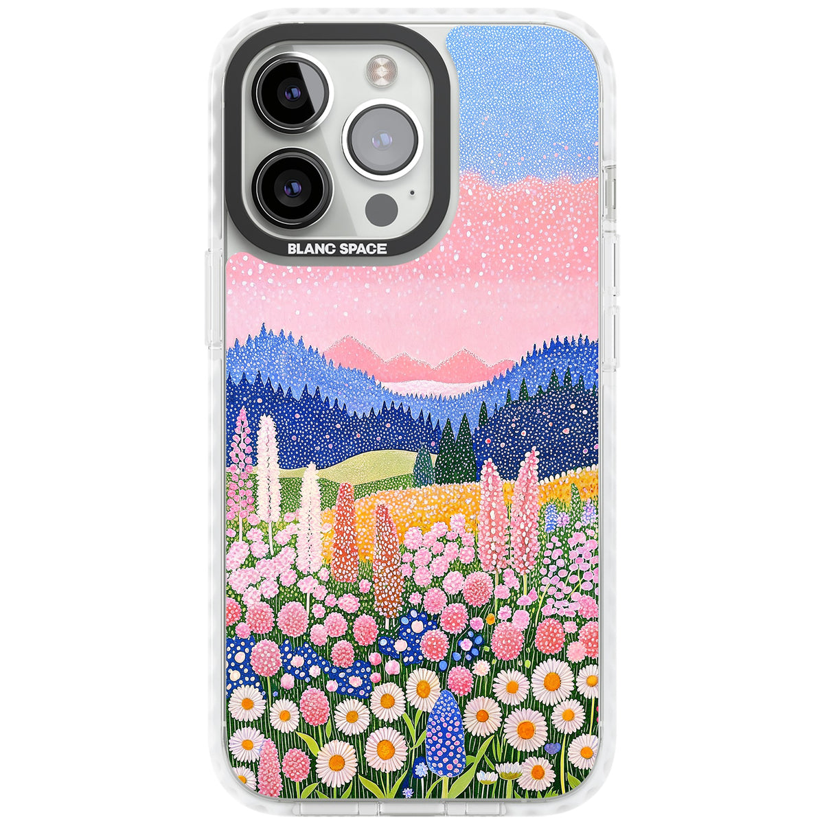 Valley Horizon iPhone 13 Pro / iPhone 13 Pro Max / iPhone 14 Pro / iPhone 14 Pro Max / iPhone 15 Pro / iPhone 15 Pro Max Impact Pro Clear Phone Case front