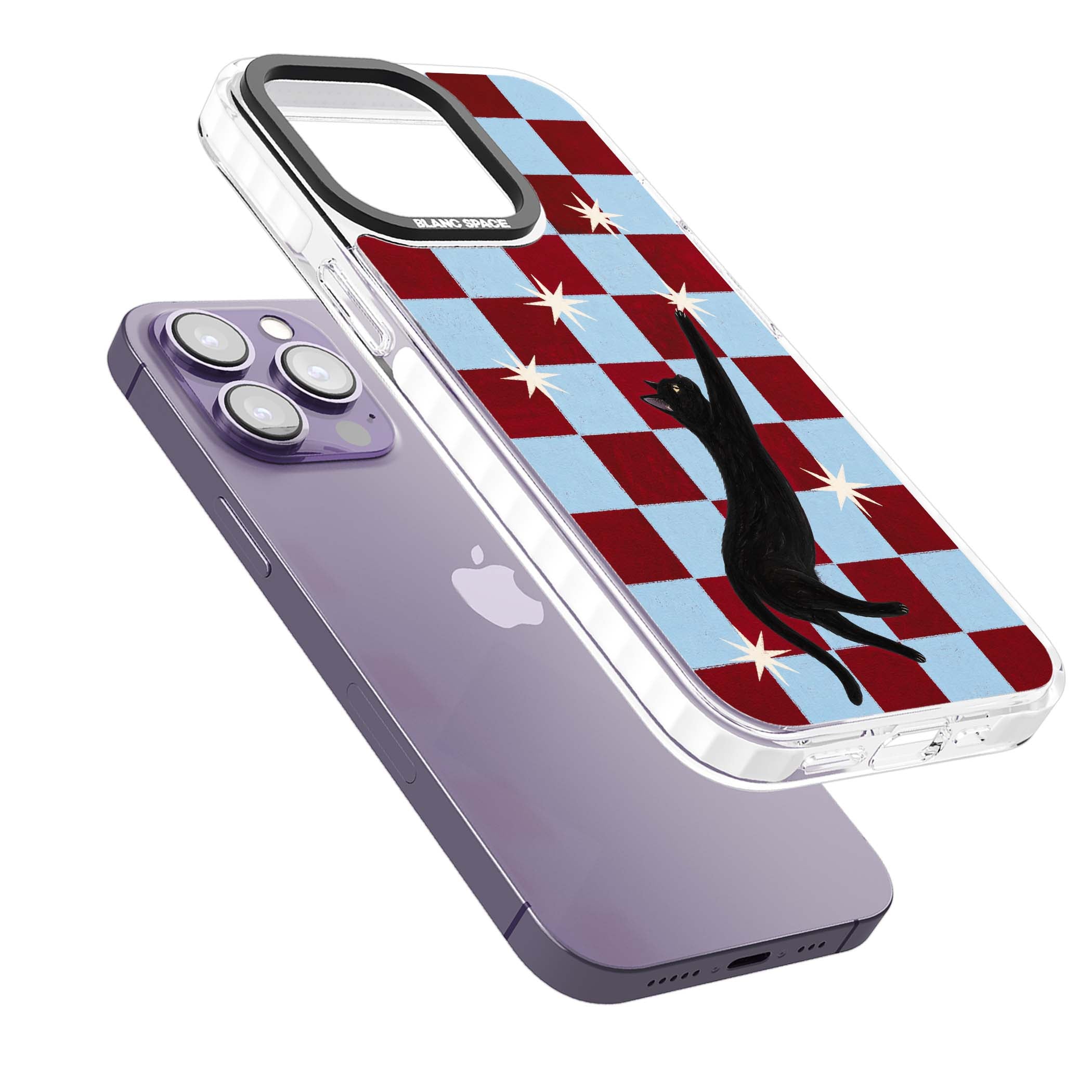 Starlit Kitty animals iPhone case | Impact Magsafe case for iPhone 13 Pro, iPhone 14 Pro, iPhone 15 Pro