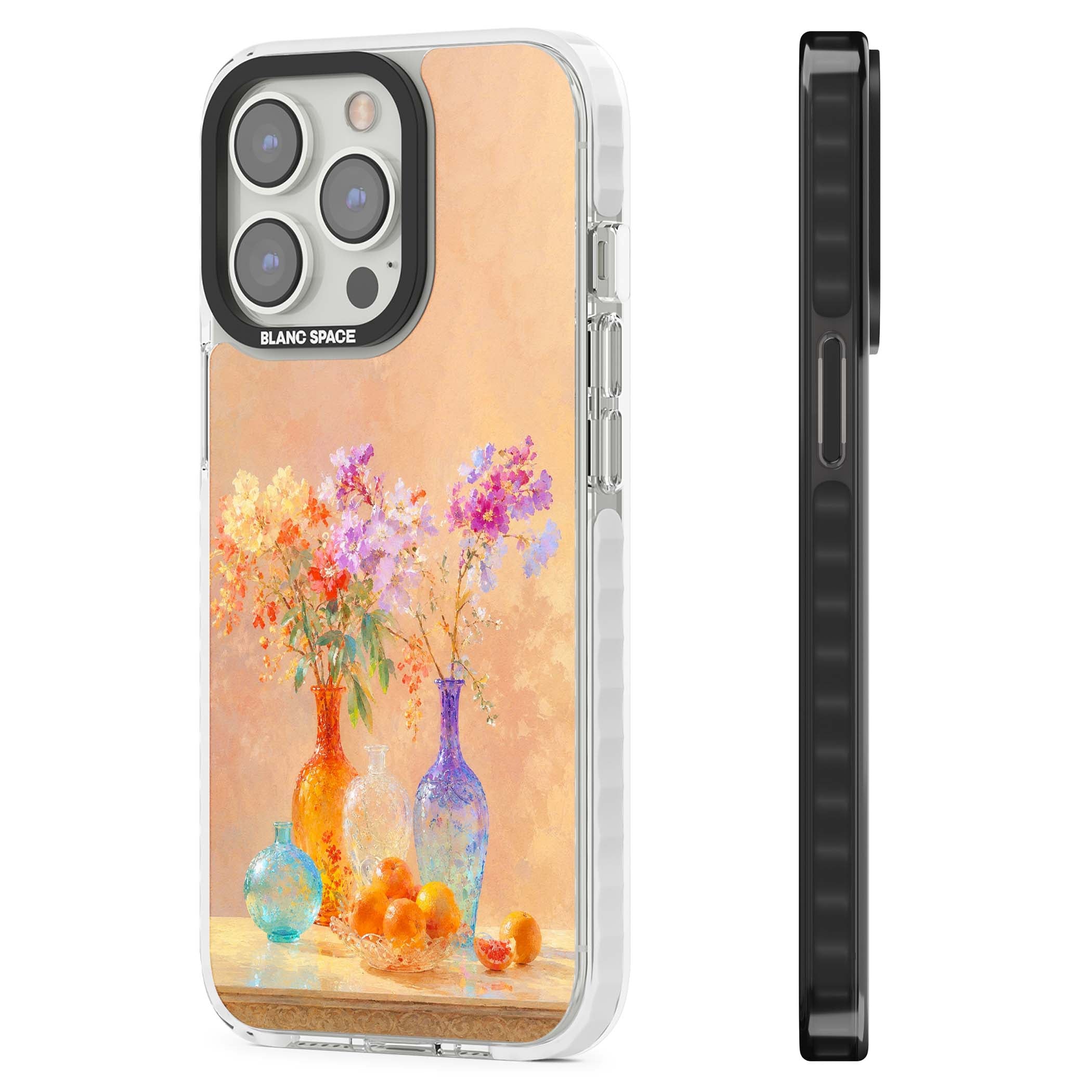Peach Glass art iPhone case | Impact Magsafe case for iPhone 13 Pro, iPhone 14 Pro, iPhone 15 Pro