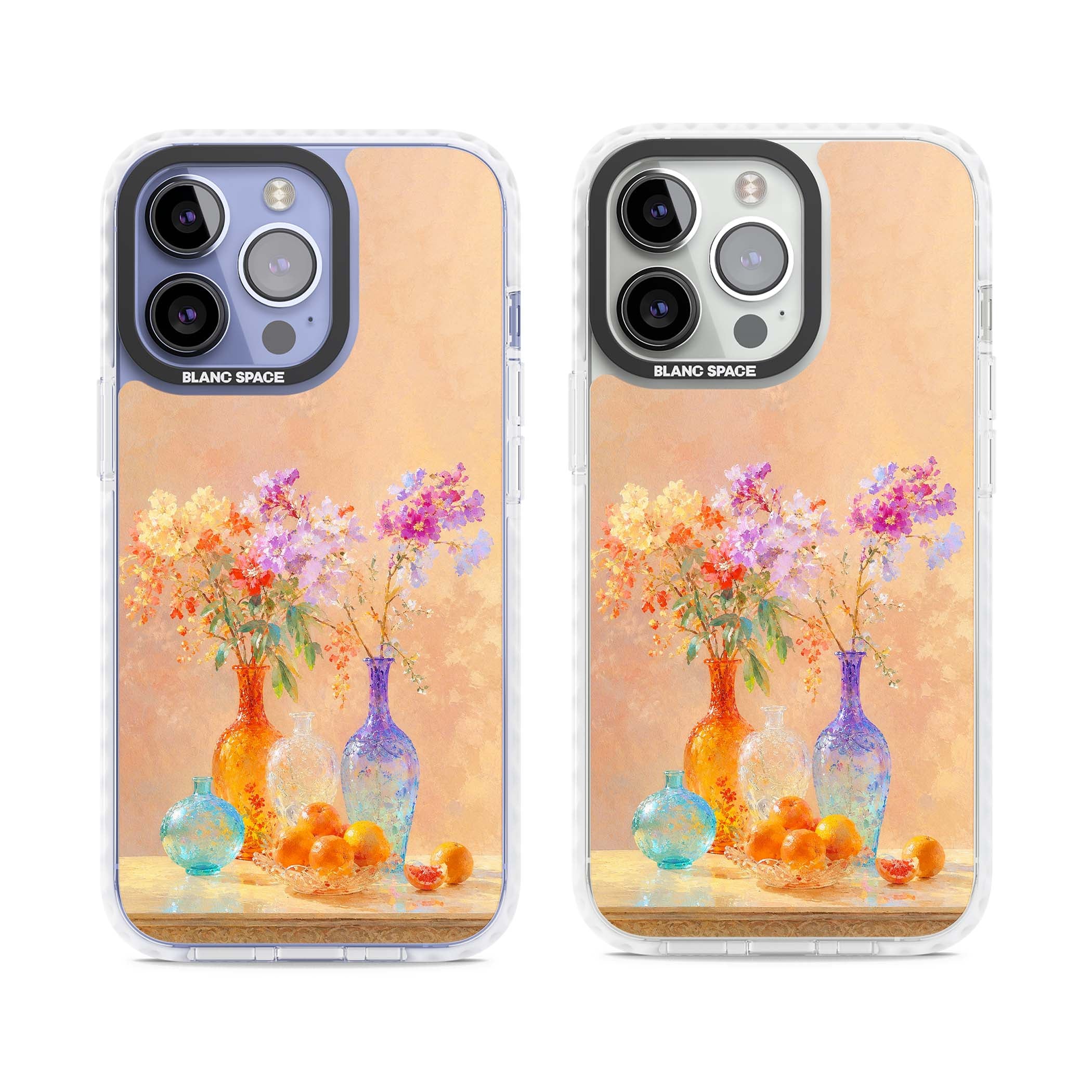 Peach Glass art iPhone case | Impact Magsafe case for iPhone 13 Pro, iPhone 14 Pro, iPhone 15 Pro