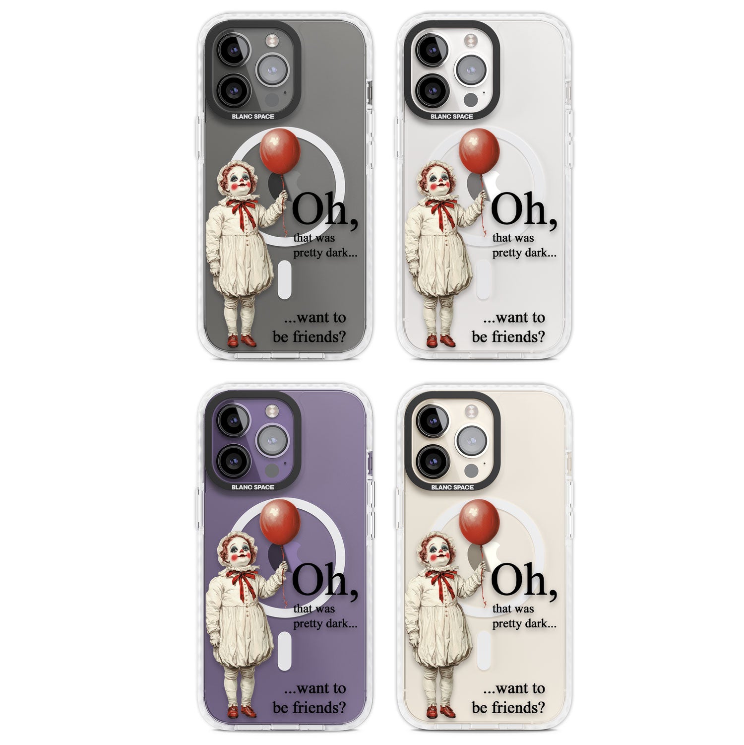 Want to be Friends? Magsafe Impact Phone Case for iPhone 13 Pro, iPhone 14 Pro, iPhone 15 Pro