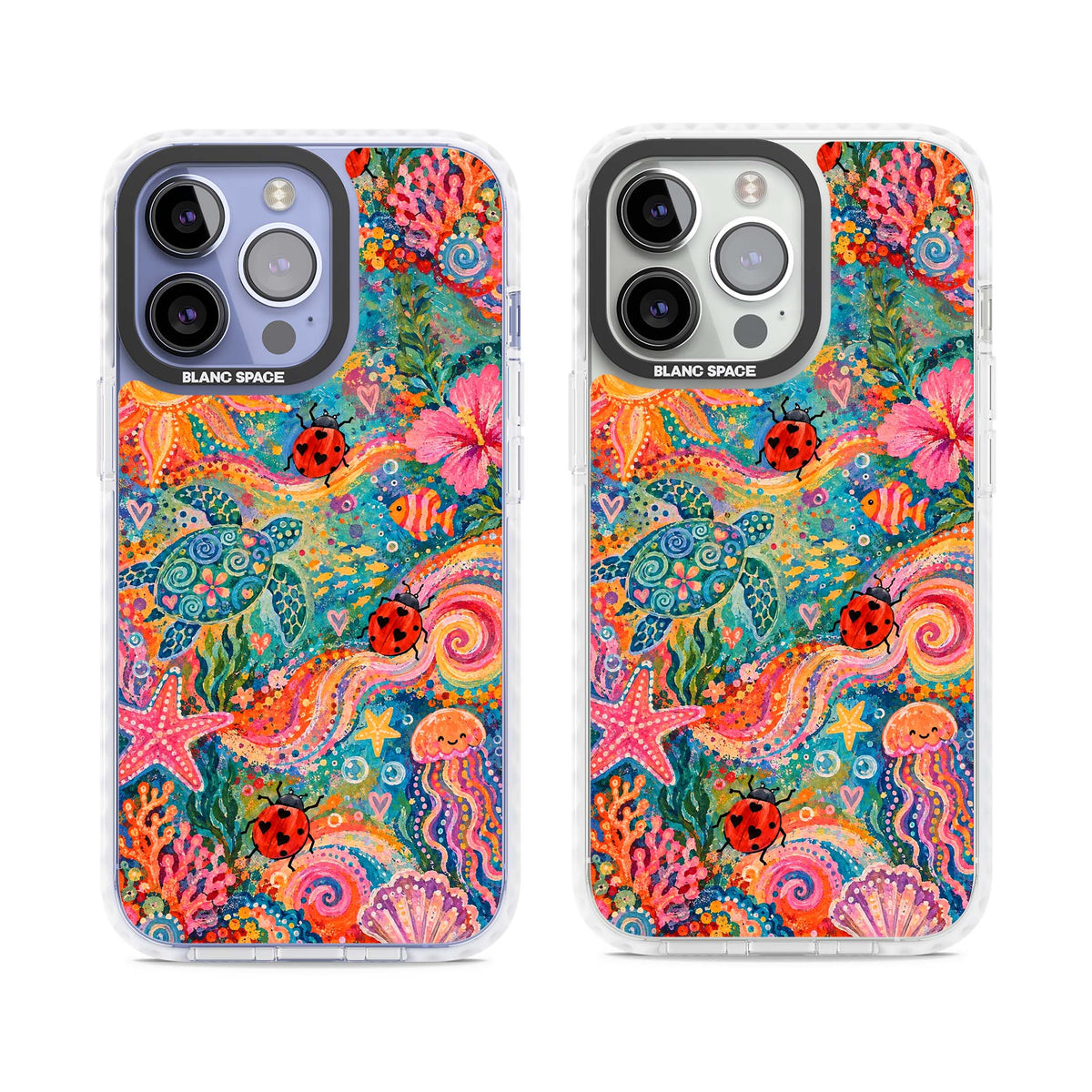 Coral Whimsy for her iPhone case | Impact Magsafe case for iPhone 13 Pro, iPhone 14 Pro, iPhone 15 Pro