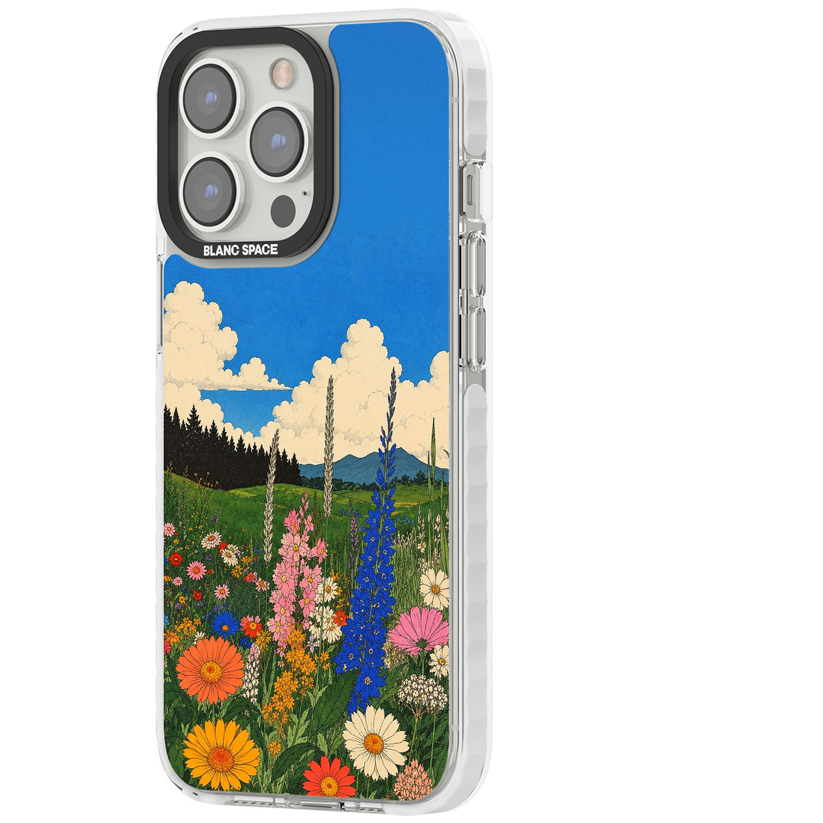 Wildbloom iPhone 13 Pro / iPhone 13 Pro Max / iPhone 14 Pro / iPhone 14 Pro Max / iPhone 15 Pro / iPhone 15 Pro Max Impact Pro Clear Phone Case side