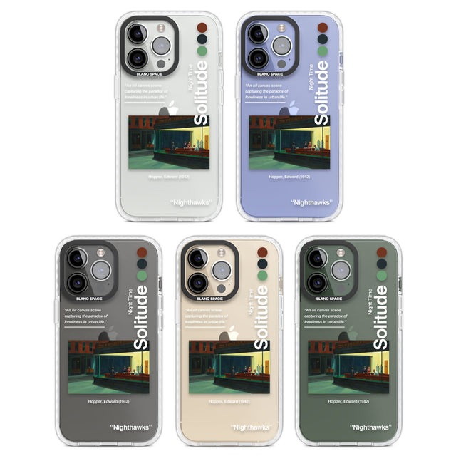 Nighthawks Clear Impact Phone Case for iPhone 13 Pro, iPhone 14 Pro, iPhone 15 Pro