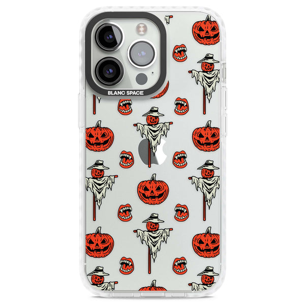 Retro Red Pumpkins & Scarecrows