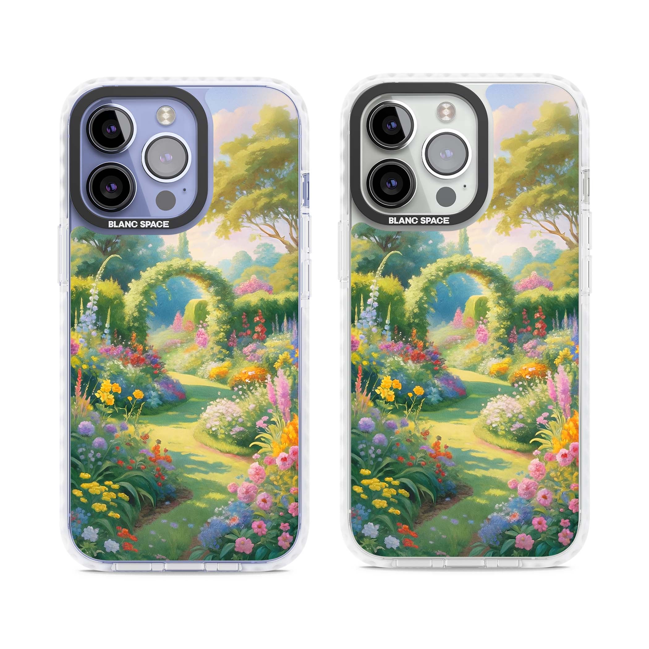 The Painter's Garden floral iPhone case | Clear Impact case for iPhone 13 Pro, iPhone 14 Pro, iPhone 15 Pro
