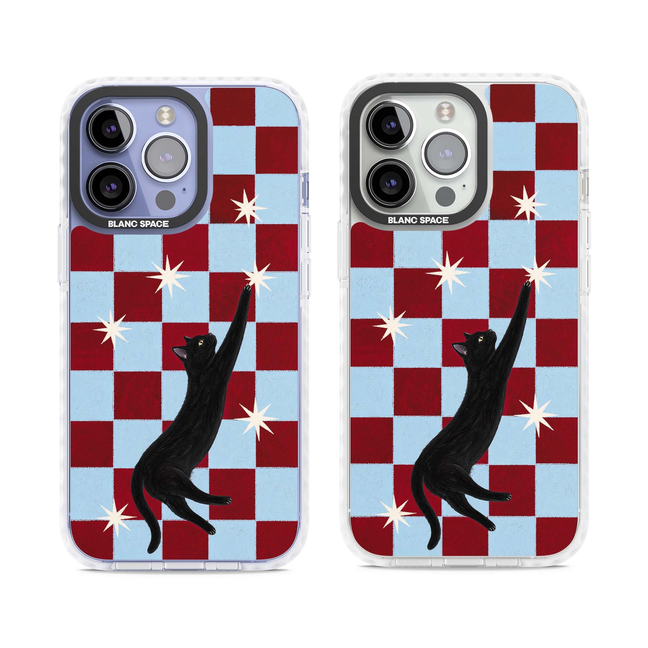 Starlit Kitty animals iPhone case | Clear Impact case for iPhone 13 Pro, iPhone 14 Pro, iPhone 15 Pro