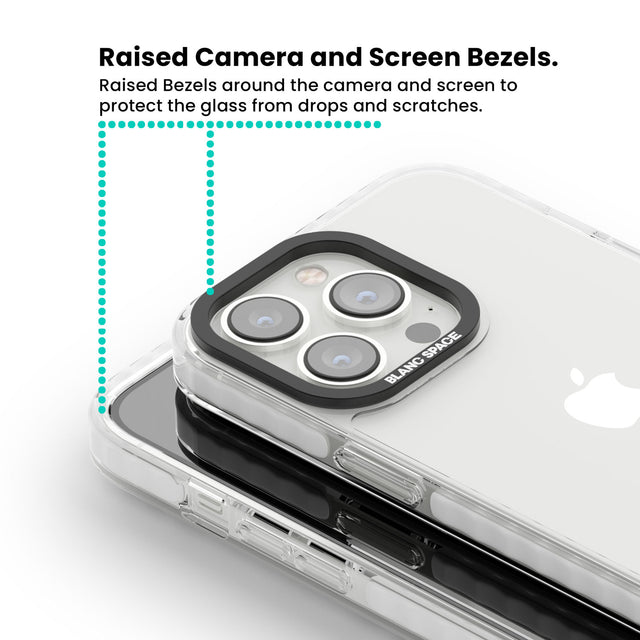 Poppy Garden Clear Impact Phone Case for iPhone 13 Pro, iPhone 14 Pro, iPhone 15 Pro