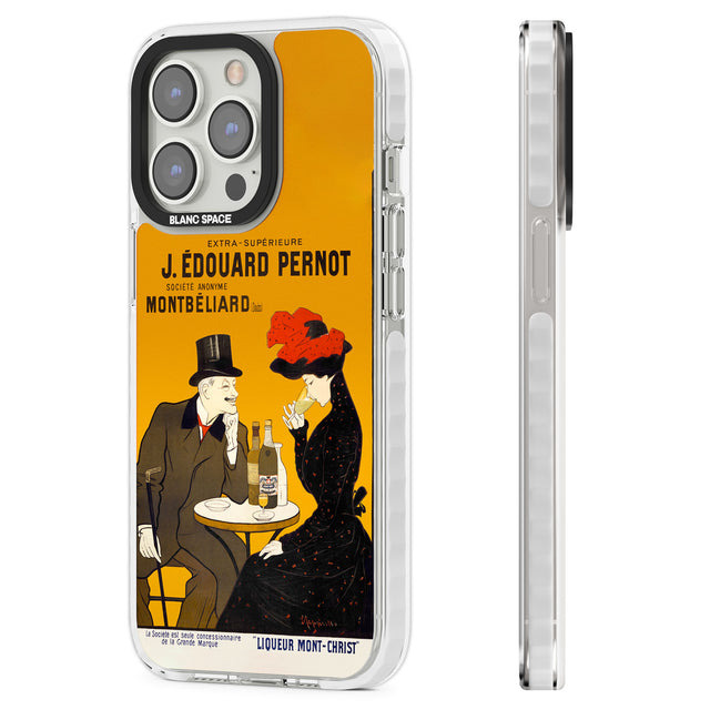 Absinthe, J.Edouard Pernot Poster Clear Impact Phone Case for iPhone 13 Pro, iPhone 14 Pro, iPhone 15 Pro