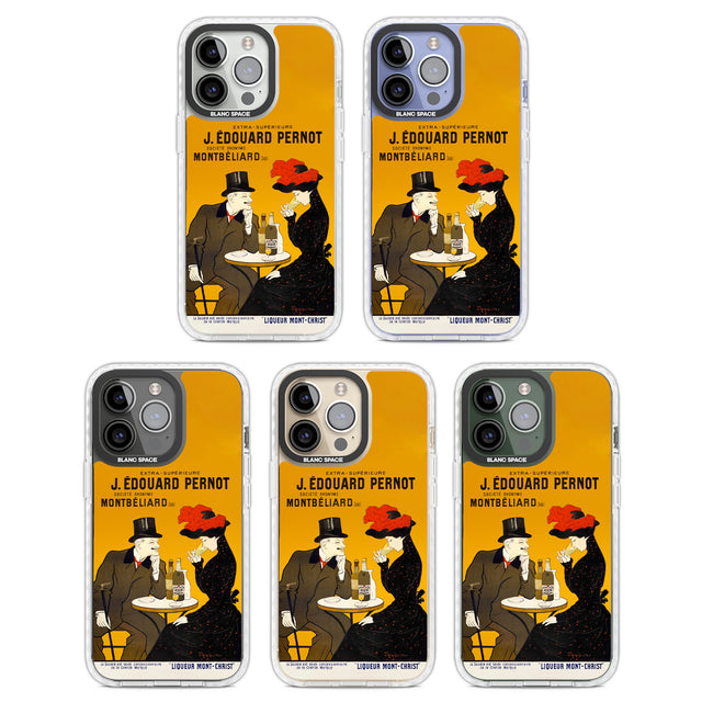 Absinthe, J.Edouard Pernot Poster Clear Impact Phone Case for iPhone 13 Pro, iPhone 14 Pro, iPhone 15 Pro