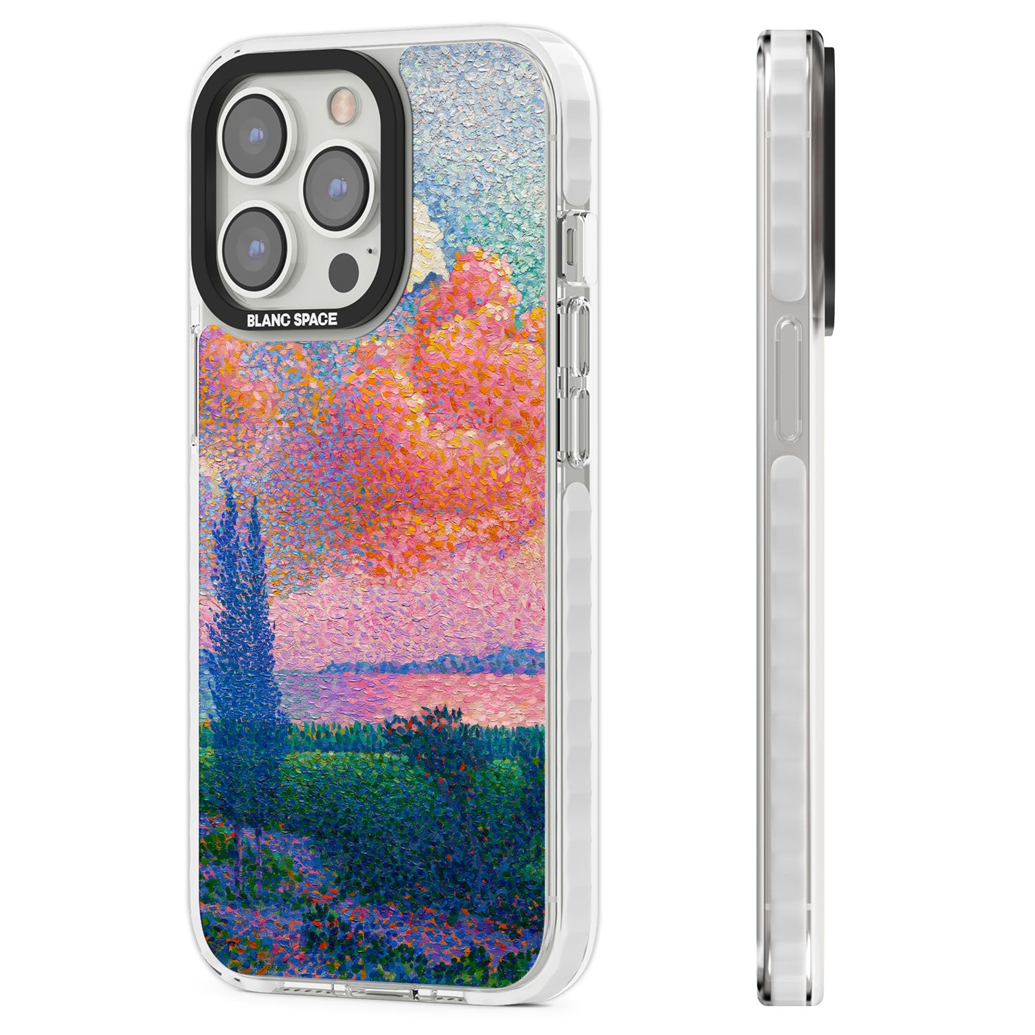 Spring's Garden Clear Impact Phone Case for iPhone 13 Pro, iPhone 14 Pro, iPhone 15 Pro