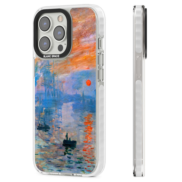 Sunset Harbor Clear Impact Phone Case for iPhone 13 Pro, iPhone 14 Pro, iPhone 15 Pro