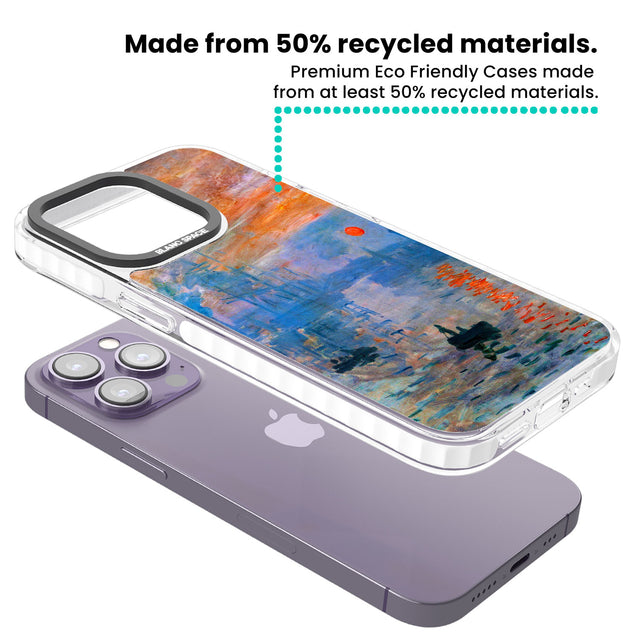 Sunset Harbor Clear Impact Phone Case for iPhone 13 Pro, iPhone 14 Pro, iPhone 15 Pro