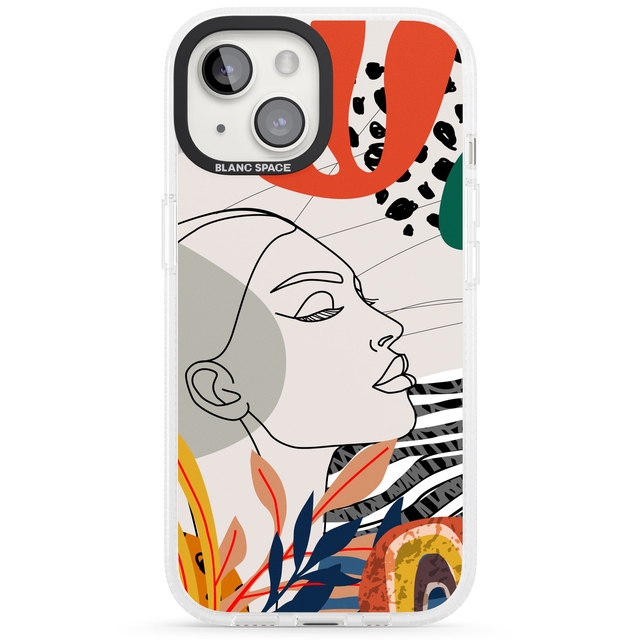 Girl Gone Wild iPhone 15 / 14 / 13 Clear Case Impact Air - Blanc Space