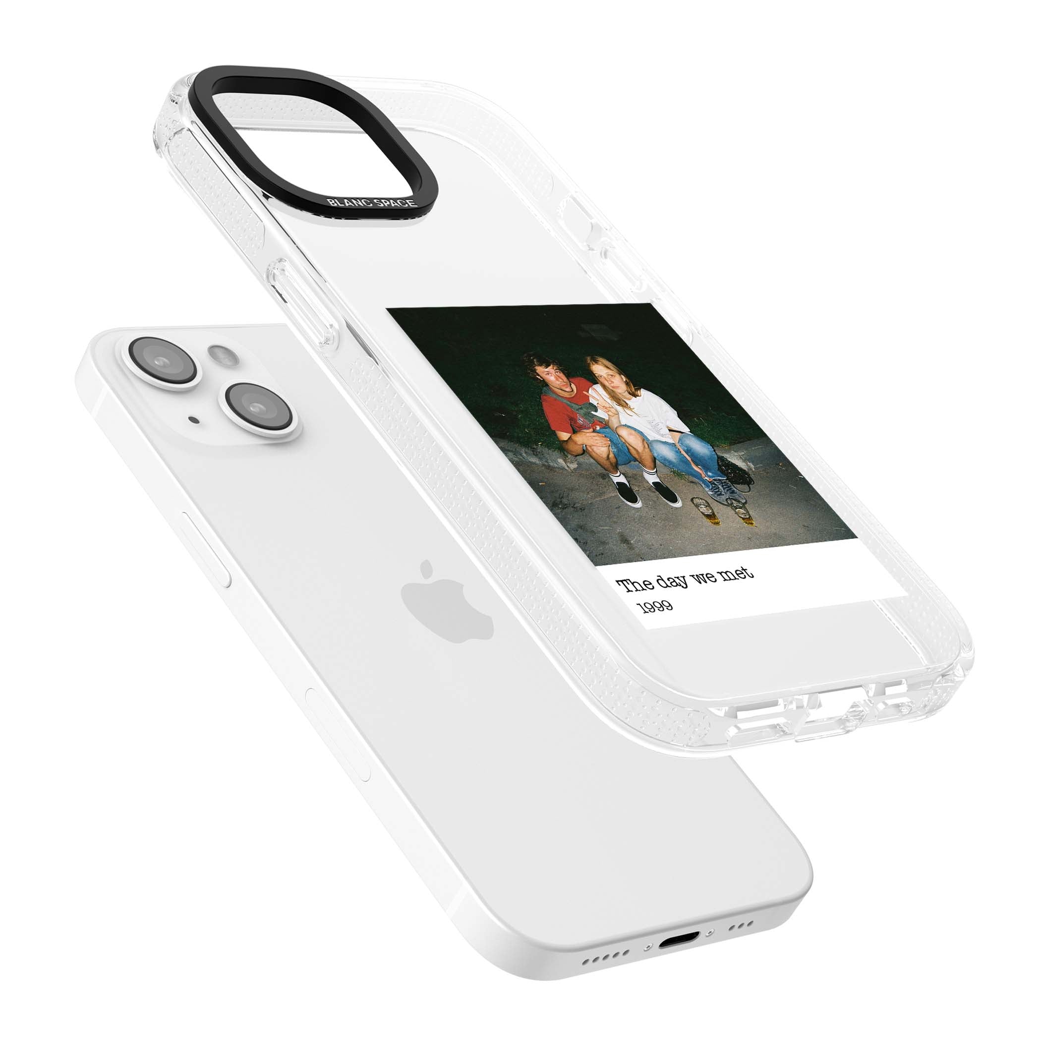 Photo Memory minimal iPhone case | Clear Case Impact Air case for iPhone 15, iPhone 15 Plus