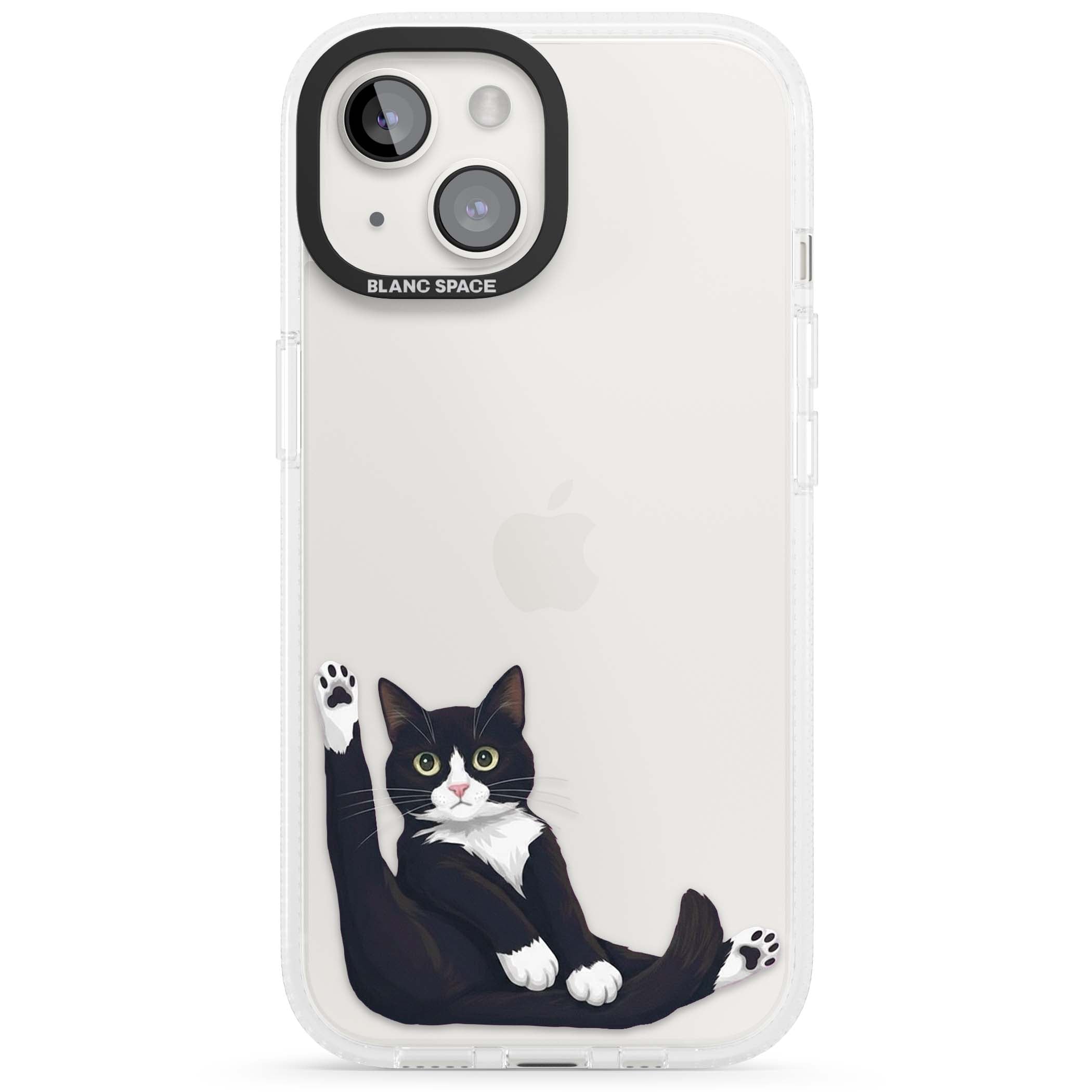 Mid-Groom Cat animals iPhone case | Clear Case Impact Air case for iPhone 15, iPhone 15 Plus