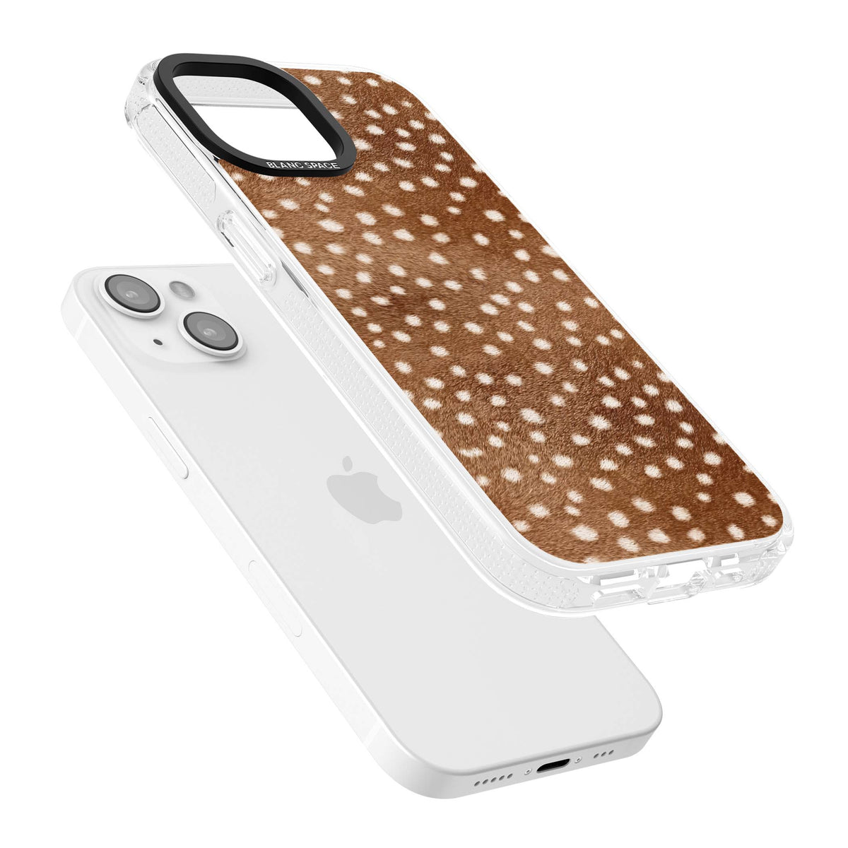 Deer Print animals iPhone case | Clear Case Impact Air case for iPhone 15, iPhone 15 Plus