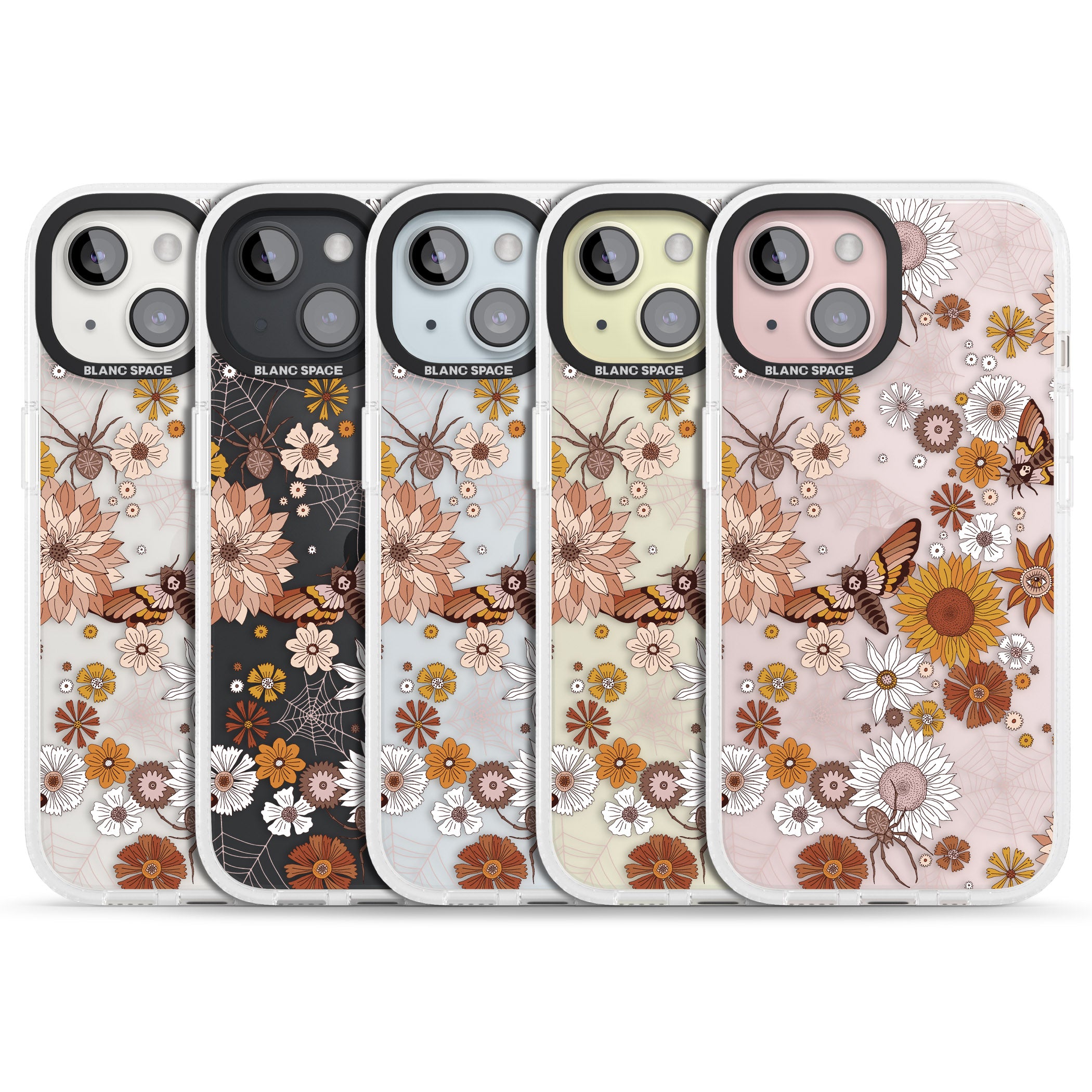 Halloween Wildlife iPhone 15 / 14 / 13 Clear Case Impact Air - Blanc Space