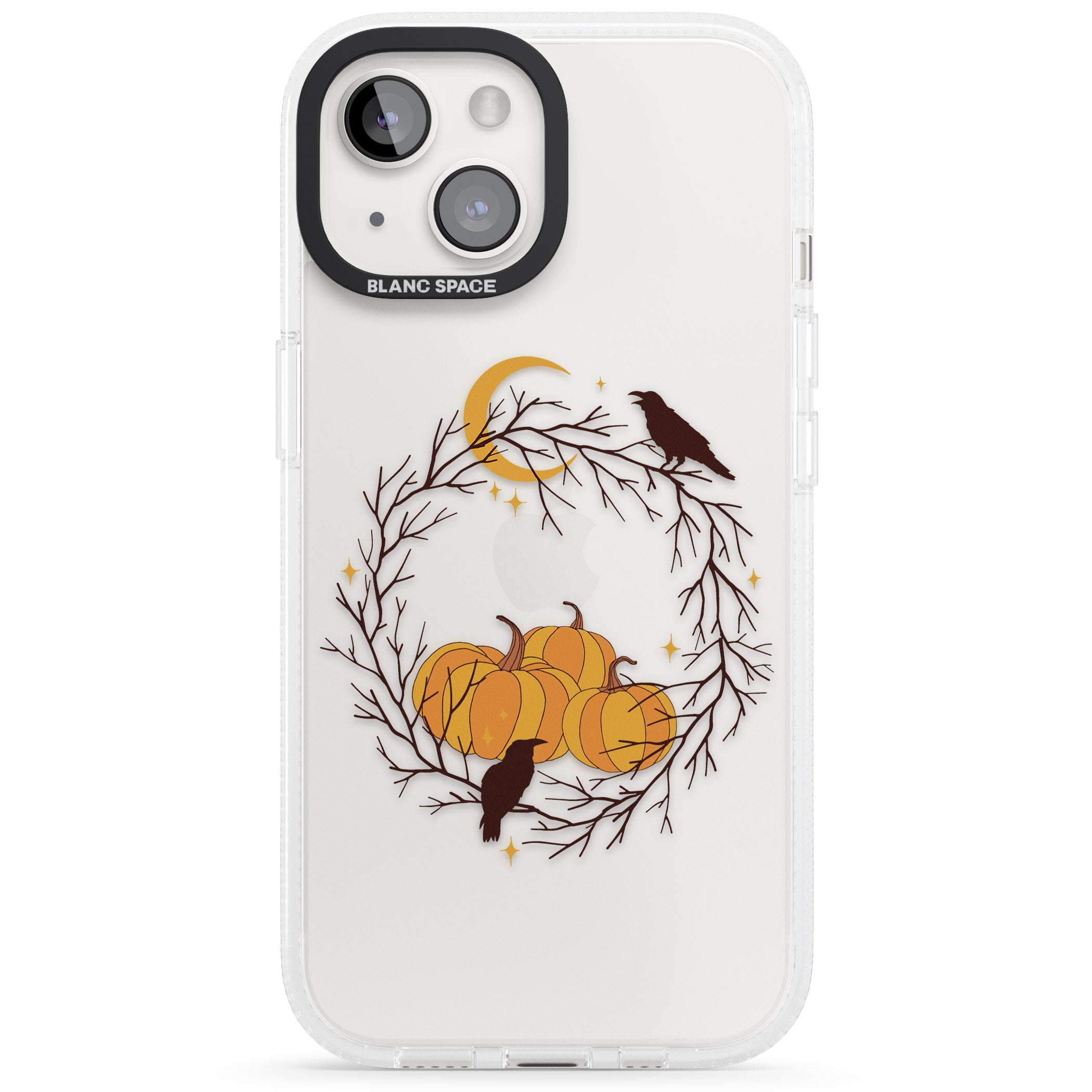 Pumpkin Patch iPhone 15 / 14 / 13 Clear Case Impact Air - Blanc Space