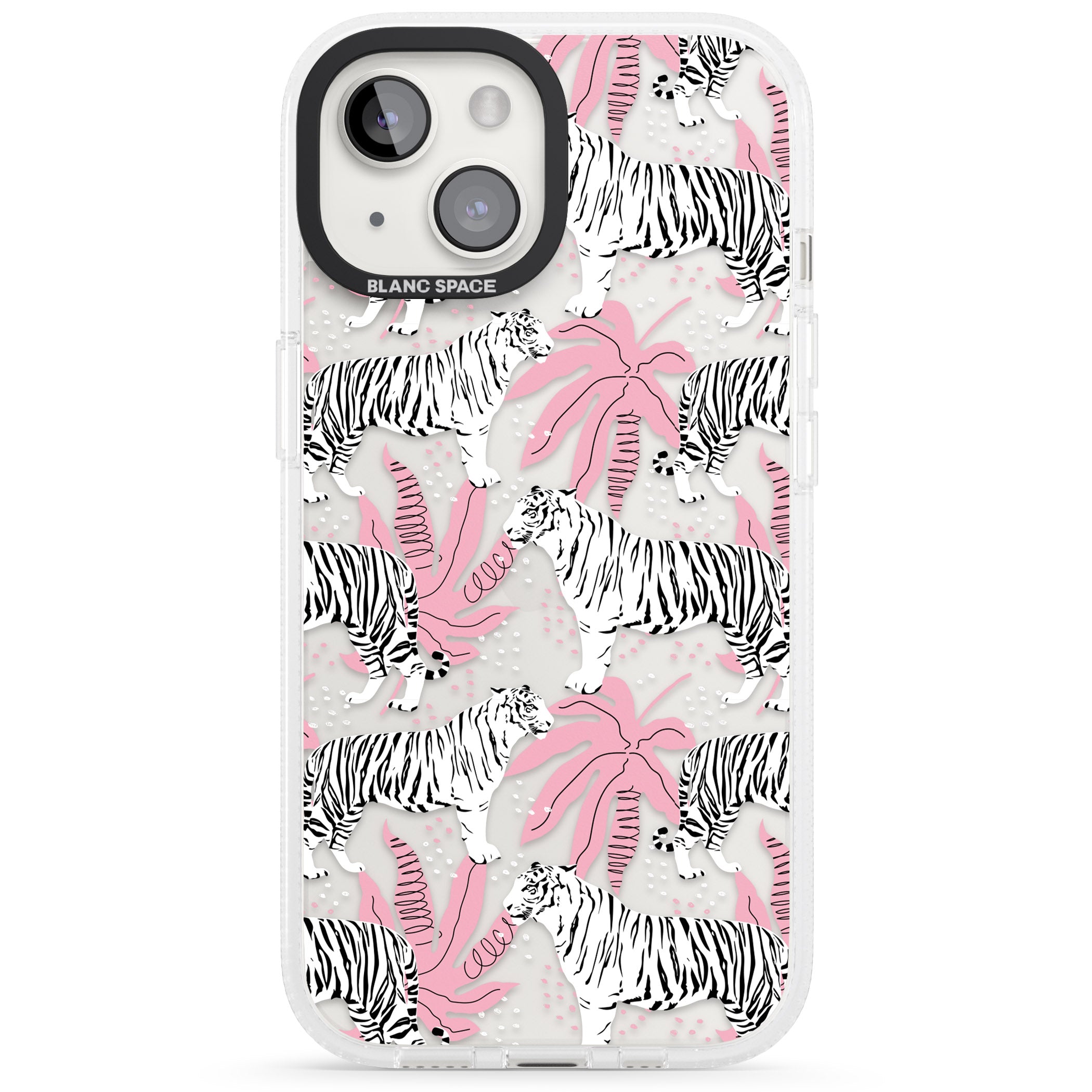 Pink & White Tropical Tigers