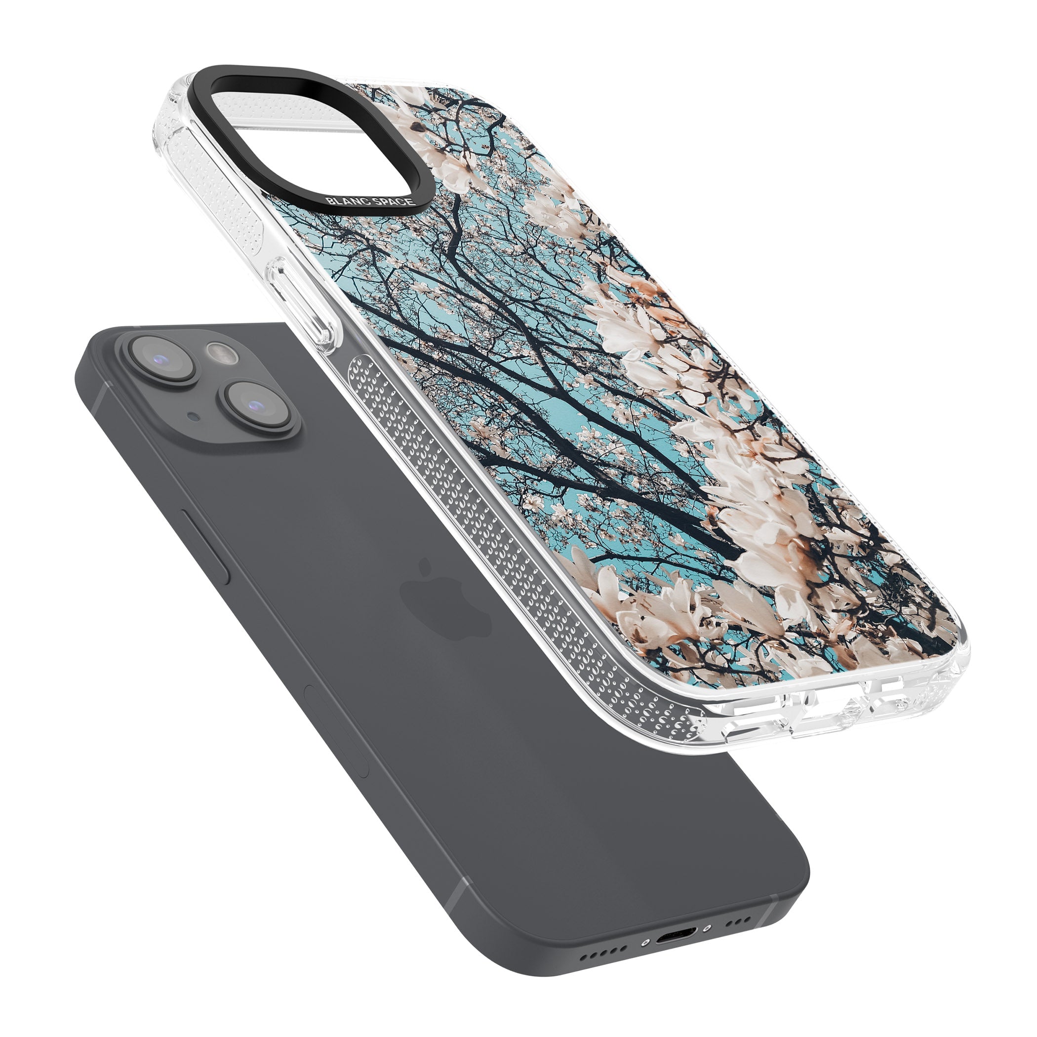 Magnolia Tree Photograph iPhone 15 / 14 / 13 Clear Case Impact Air - Blanc Space