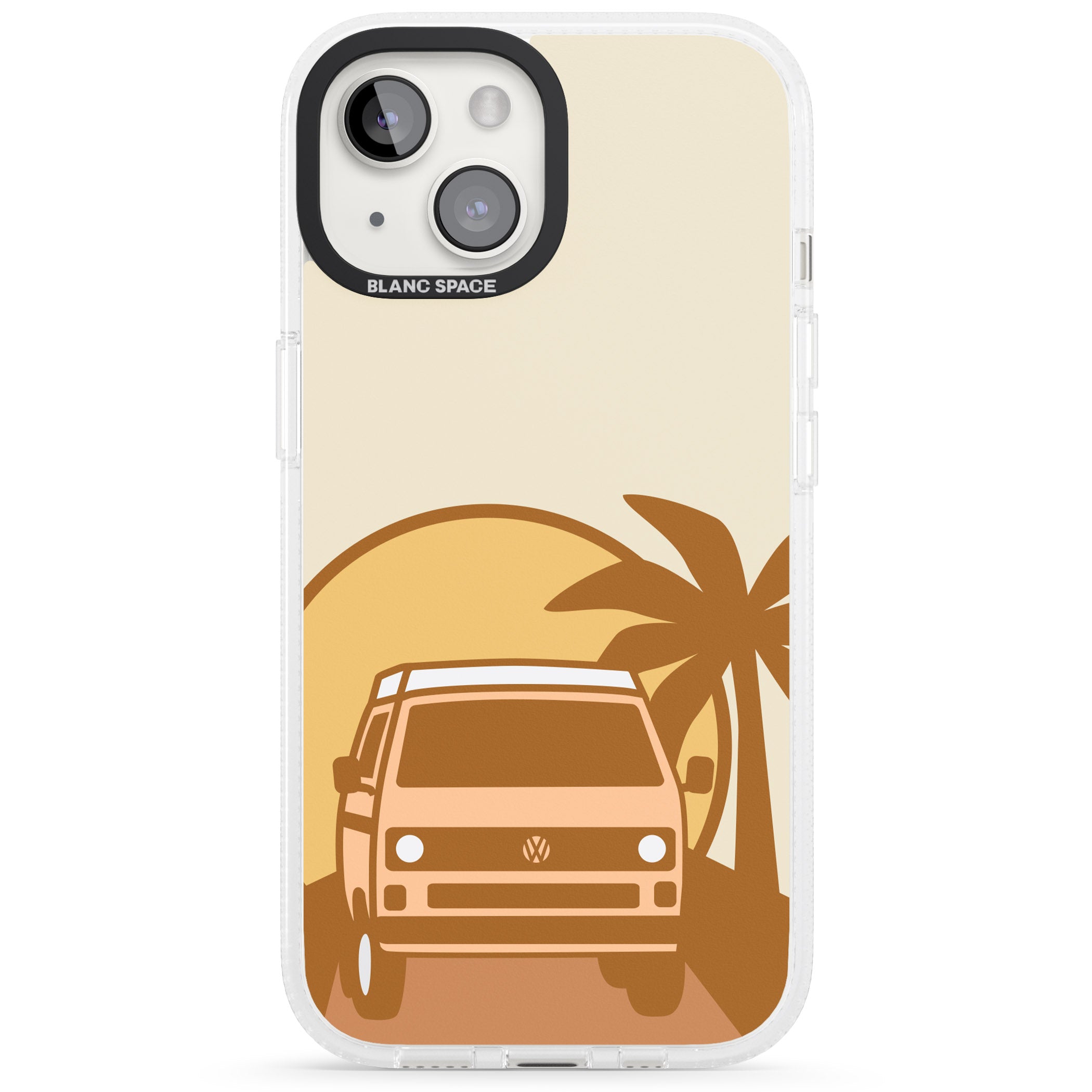 Camp Cruise iPhone 15 / 14 / 13 Clear Case Impact Air - Blanc Space