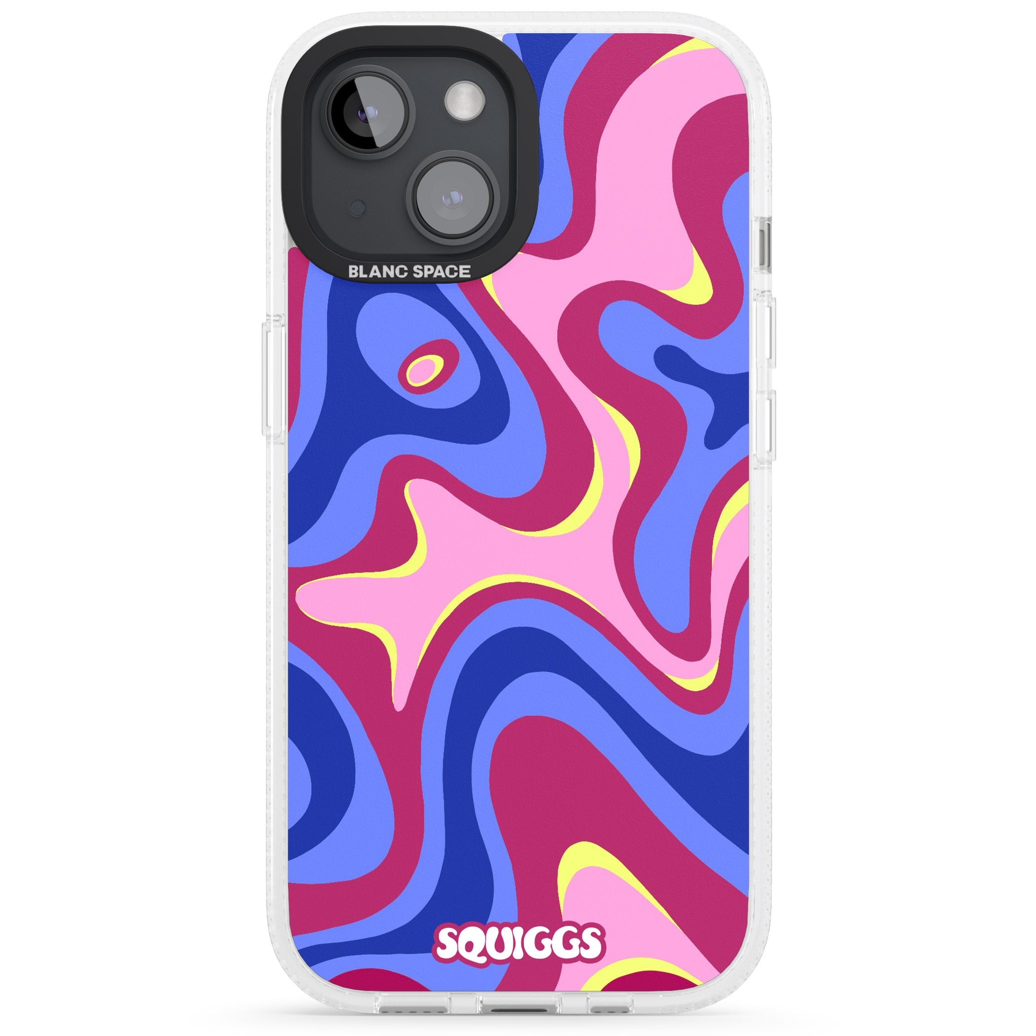 Blue Lava iPhone 15 / 14 / 13 Clear Case Impact Air - Blanc Space