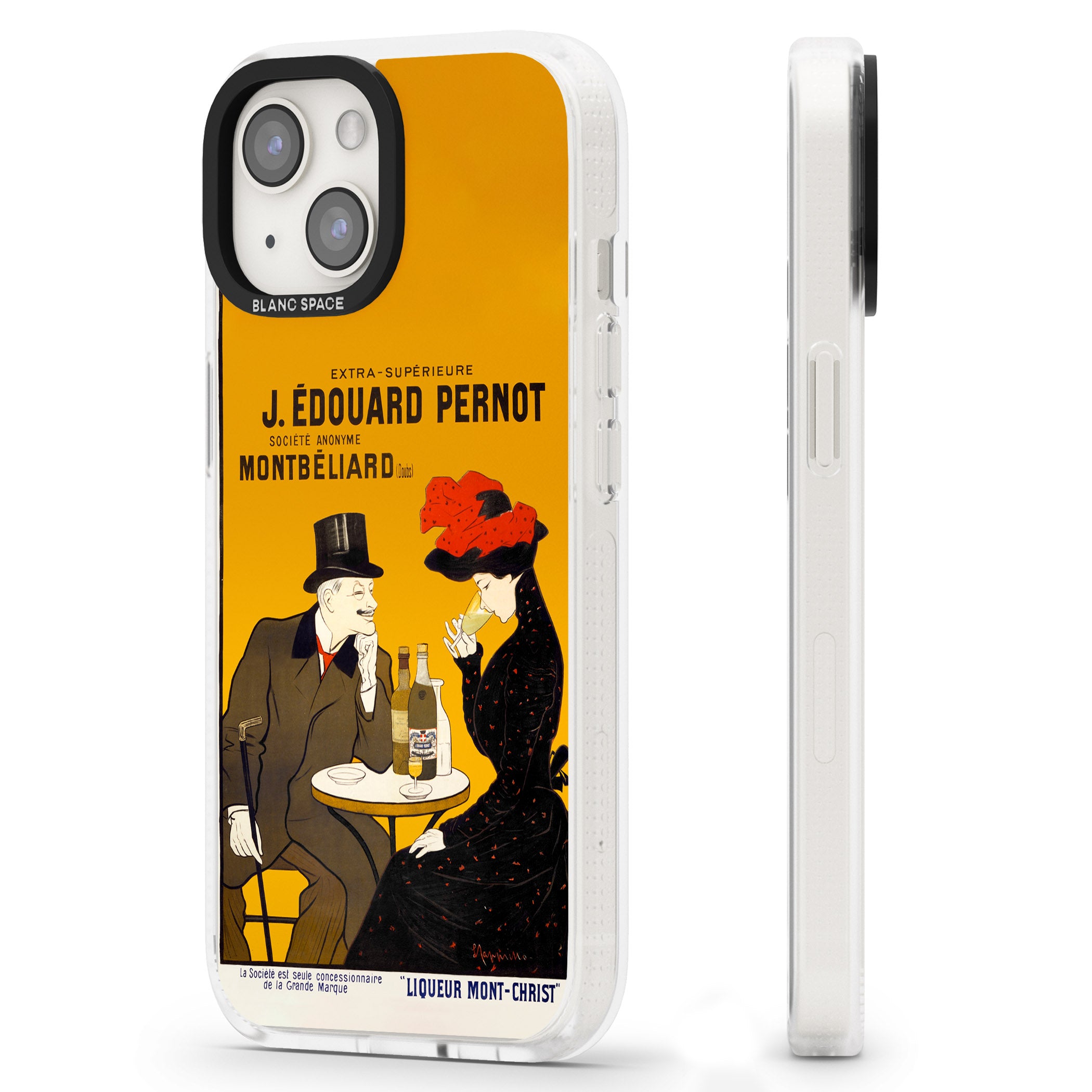 Absinthe, J.Edouard Pernot Poster iPhone 15 / 14 / 13 Clear Case Impact Air - Blanc Space