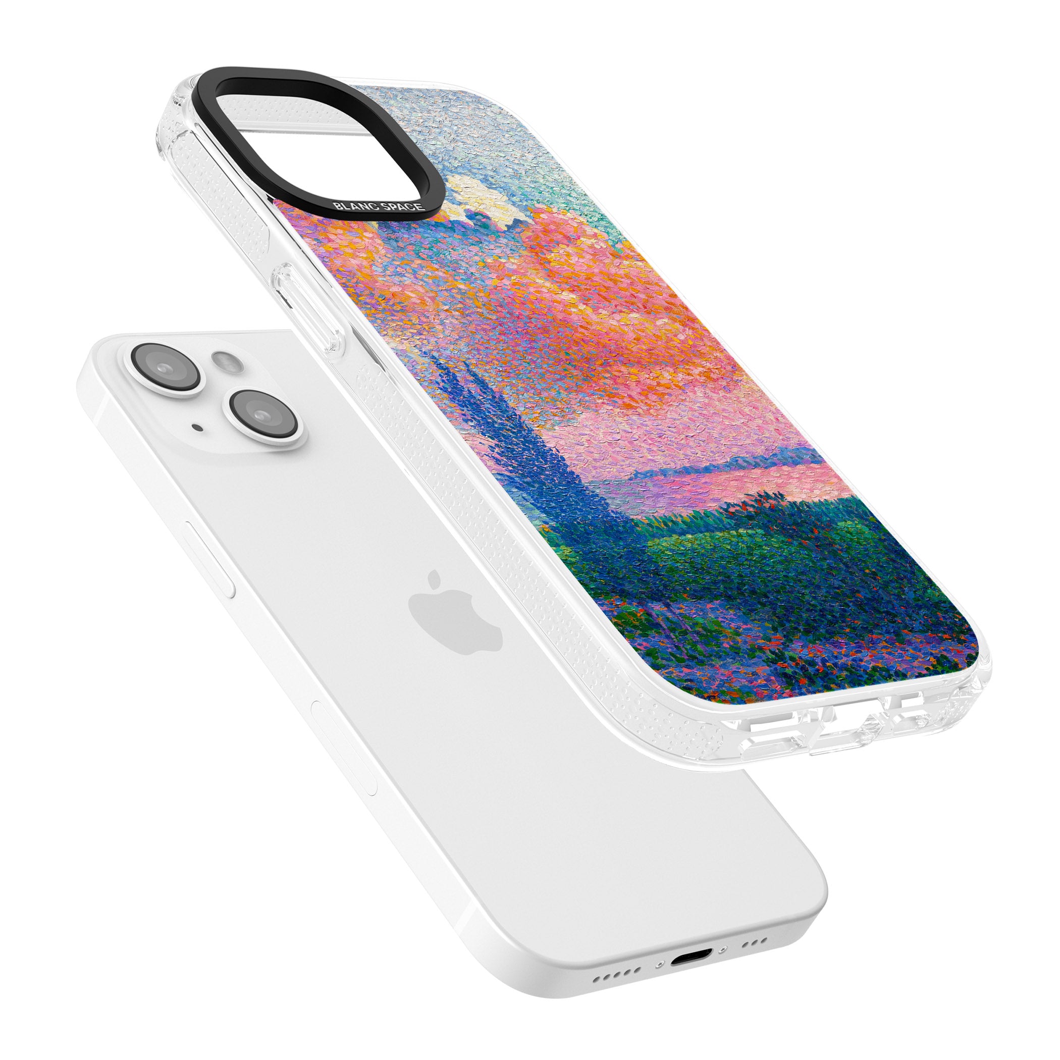 Spring's Garden iPhone 15 / 14 / 13 Clear Case Impact Air - Blanc Space