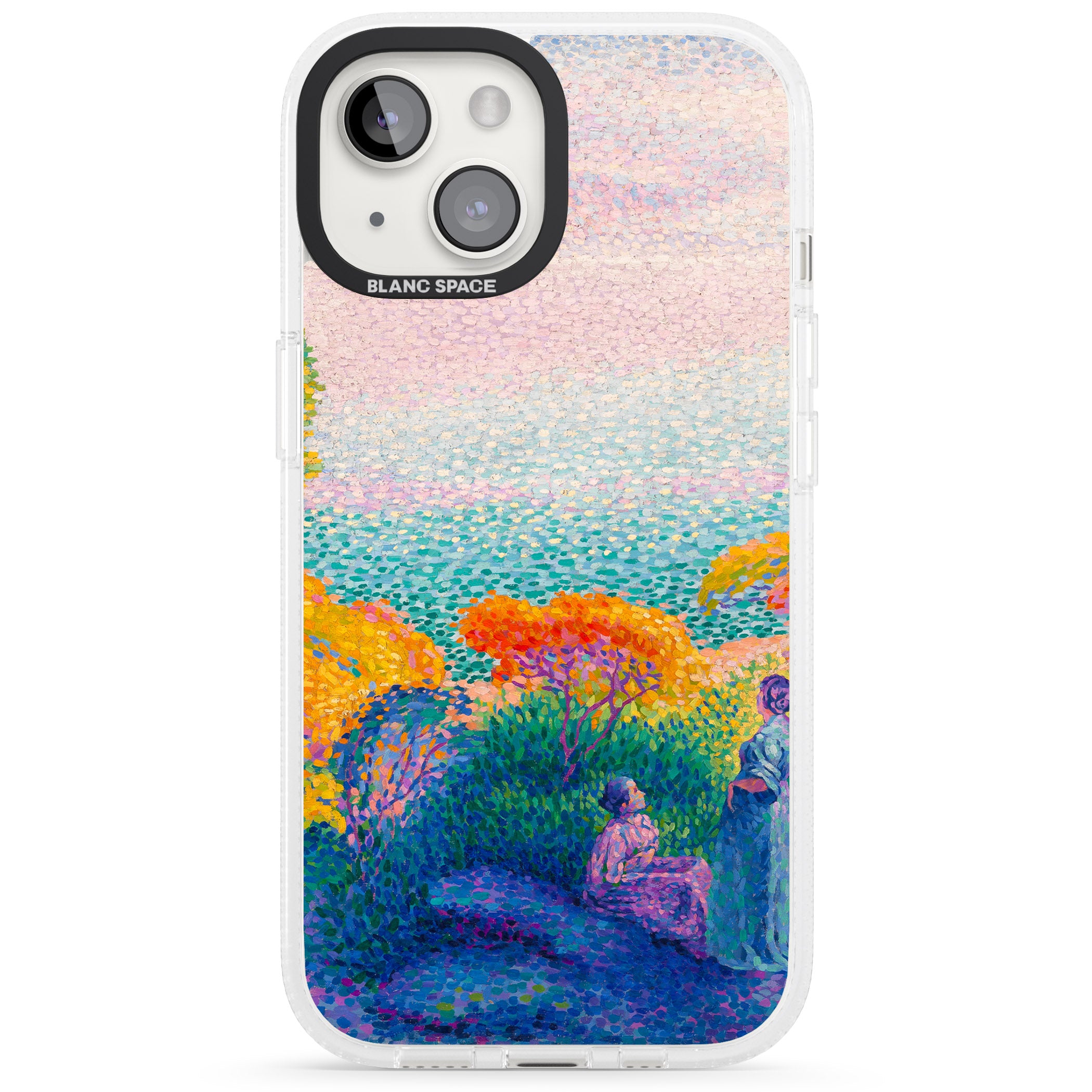 Meadow Lake iPhone 15 / 14 / 13 Clear Case Impact Air - Blanc Space