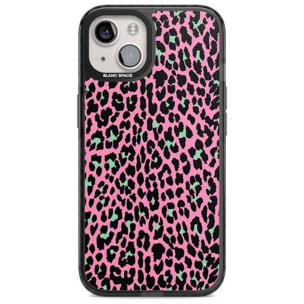 Pink & Green Leopard