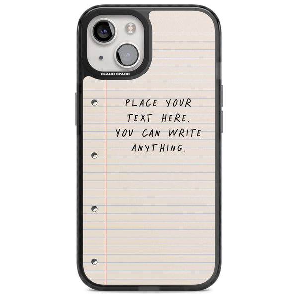 Personalised Lined Paper