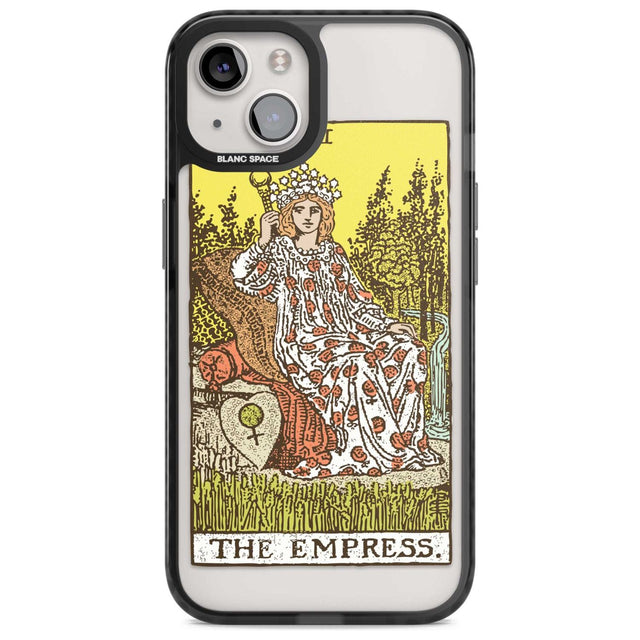 Personalised The Empress Tarot Card - Colour Custom Phone Case iPhone 15 Plus / Magsafe Black Impact Case,iPhone 15 / Magsafe Black Impact Case,iPhone 14 Plus / Magsafe Black Impact Case,iPhone 14 / Magsafe Black Impact Case,iPhone 13 / Magsafe Black Impact Case Blanc Space