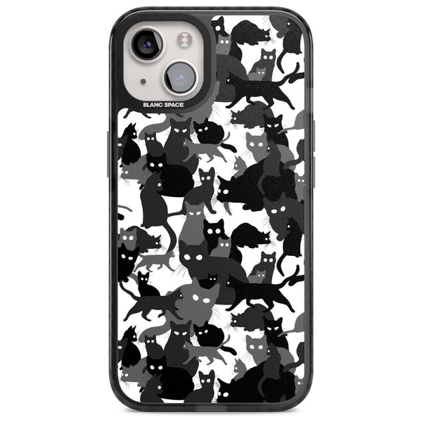 Black & White Cat Camouflage