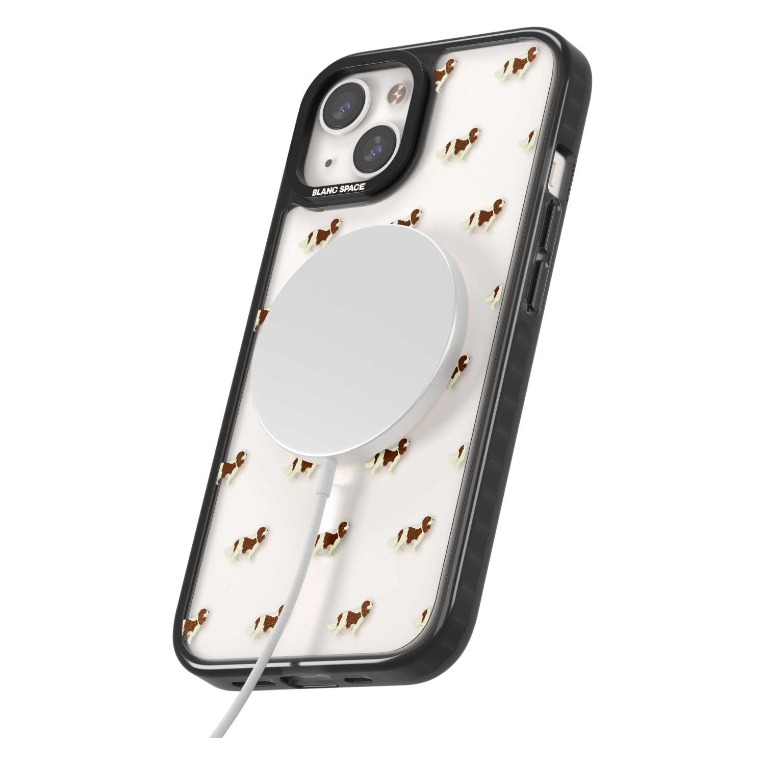 Cavalier King Charles Spaniel Pattern Clear Phone Case iPhone 15 Pro Max / Black Impact Case,iPhone 15 Plus / Black Impact Case,iPhone 15 Pro / Black Impact Case,iPhone 15 / Black Impact Case,iPhone 15 Pro Max / Impact Case,iPhone 15 Plus / Impact Case,iPhone 15 Pro / Impact Case,iPhone 15 / Impact Case,iPhone 15 Pro Max / Magsafe Black Impact Case,iPhone 15 Plus / Magsafe Black Impact Case,iPhone 15 Pro / Magsafe Black Impact Case,iPhone 15 / Magsafe Black Impact Case,iPhone 14 Pro Max / Black Impact Case,