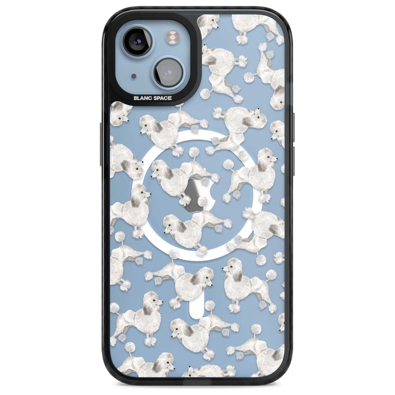 Poodle Watercolor Pattern