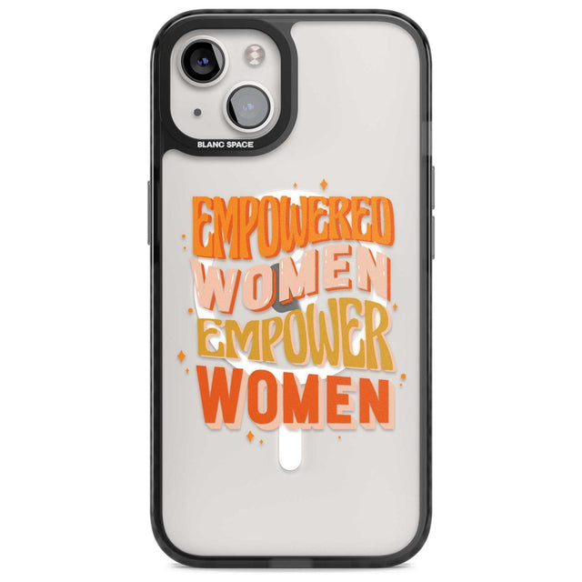 Empowered Women Phone Case iPhone 15 Plus / Magsafe Black Impact Case,iPhone 15 / Magsafe Black Impact Case,iPhone 14 Plus / Magsafe Black Impact Case,iPhone 14 / Magsafe Black Impact Case,iPhone 13 / Magsafe Black Impact Case Blanc Space