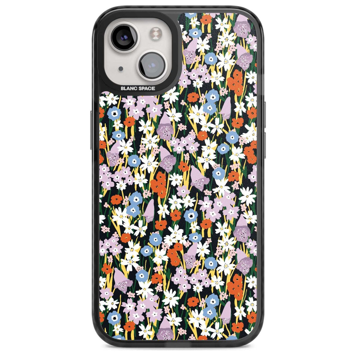 Energetic Floral Mix: Solid Phone Case iPhone 15 Plus / Magsafe Black Impact Case,iPhone 15 / Magsafe Black Impact Case,iPhone 14 Plus / Magsafe Black Impact Case,iPhone 14 / Magsafe Black Impact Case,iPhone 13 / Magsafe Black Impact Case Blanc Space
